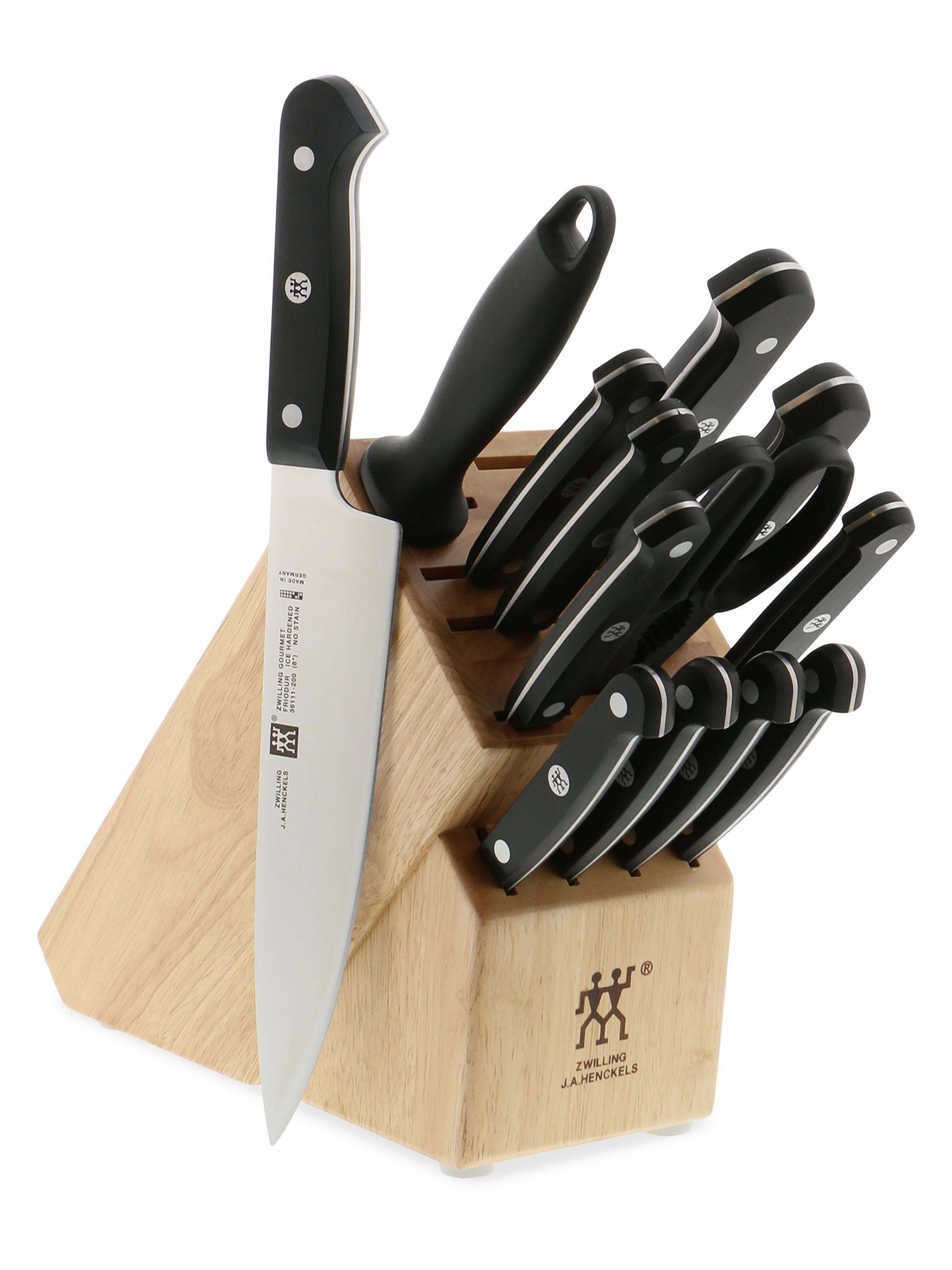 ZWILLING J.A. Henckels Gourmet 14-Piece Knife Block Set | Saks