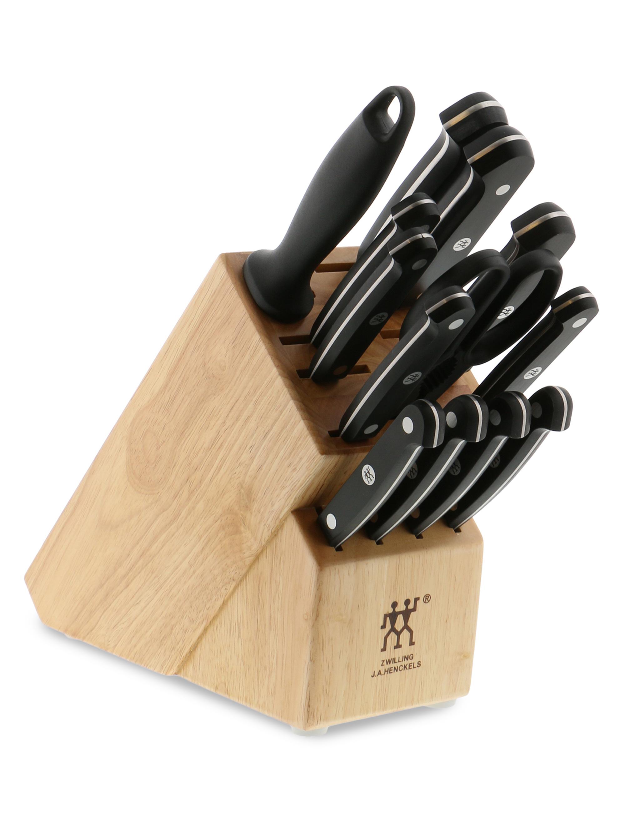 ZWILLING J.A. Henckels Gourmet 14-Piece Knife Block Set | Saks