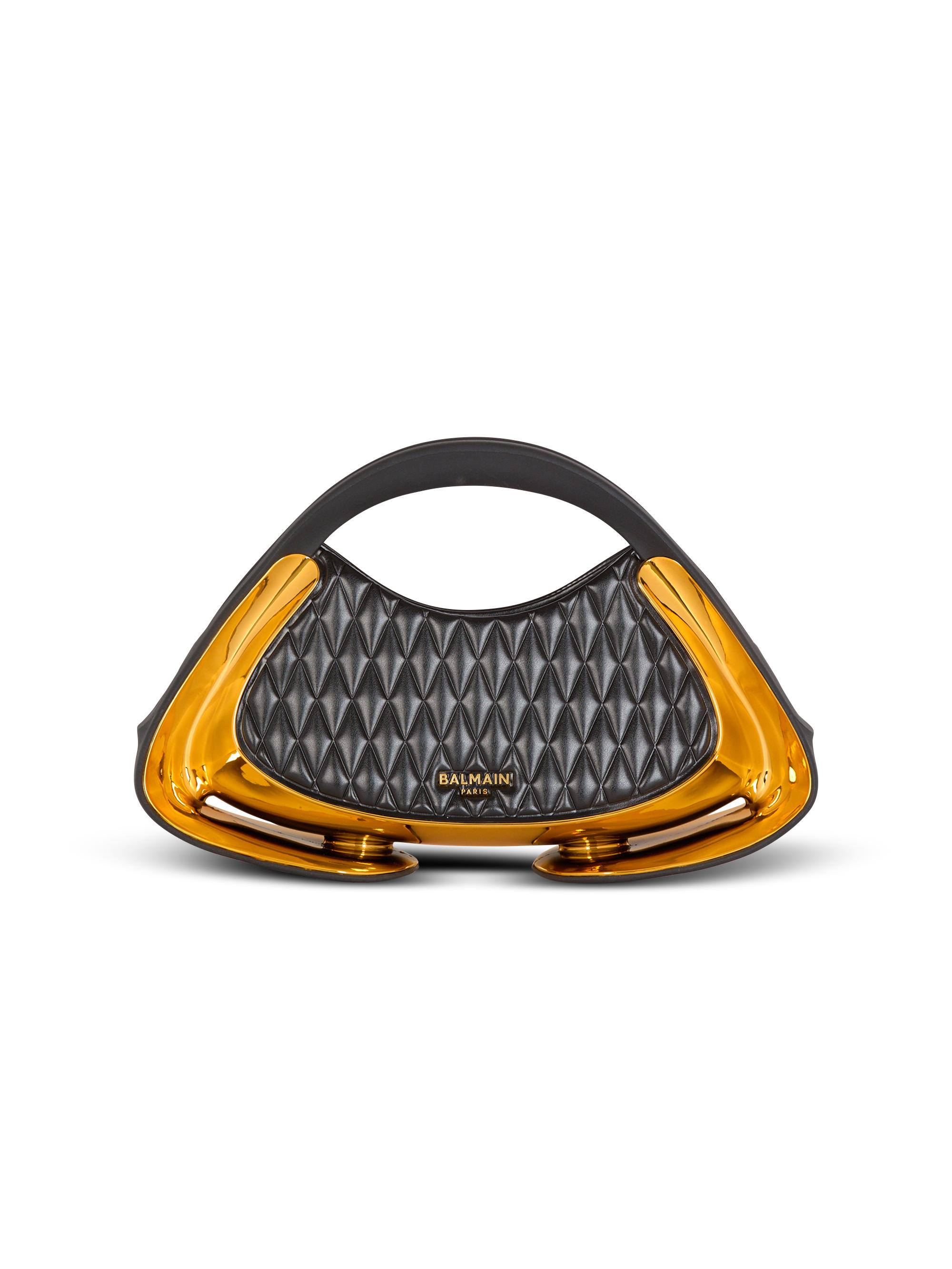 Balmain Women's Jolie Madame Quilted Top Handle Bag - Black Gold