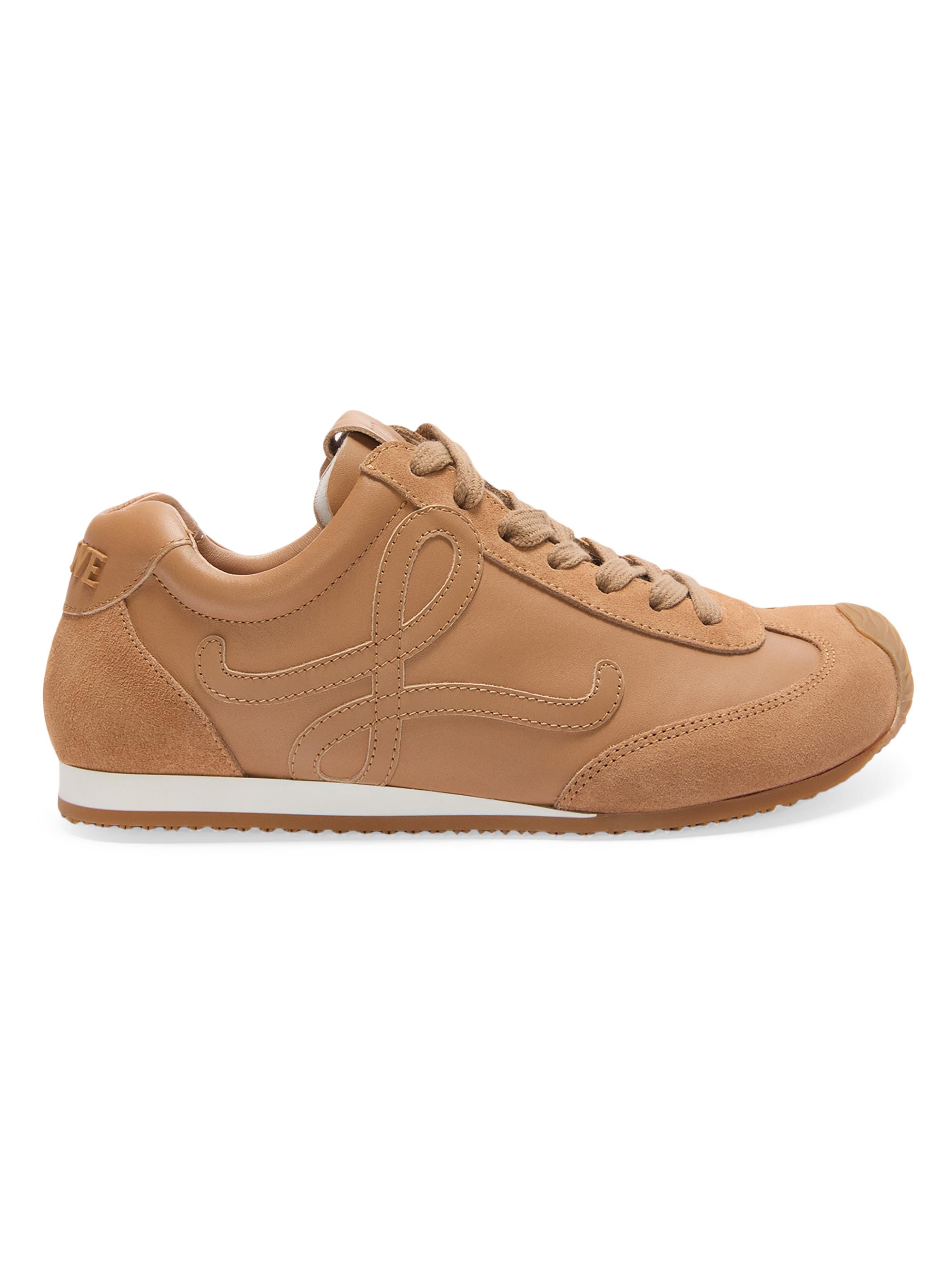 LOEWE Women's Ballet Runner 2.0 Leather Sneakers - Cinnamon