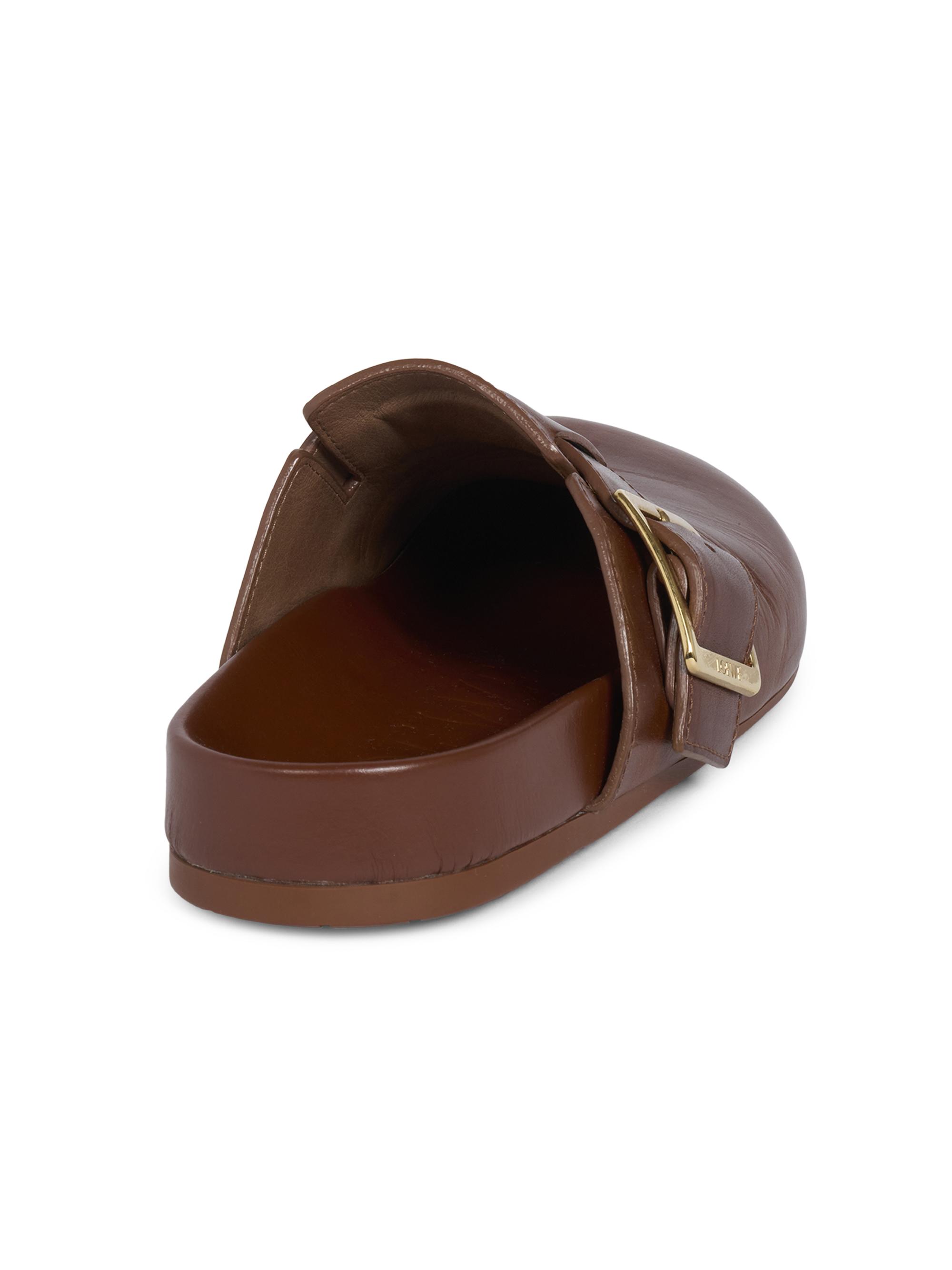 LOEWE Women's Ease Buckle Leather Mules | Saks Fifth Avenue