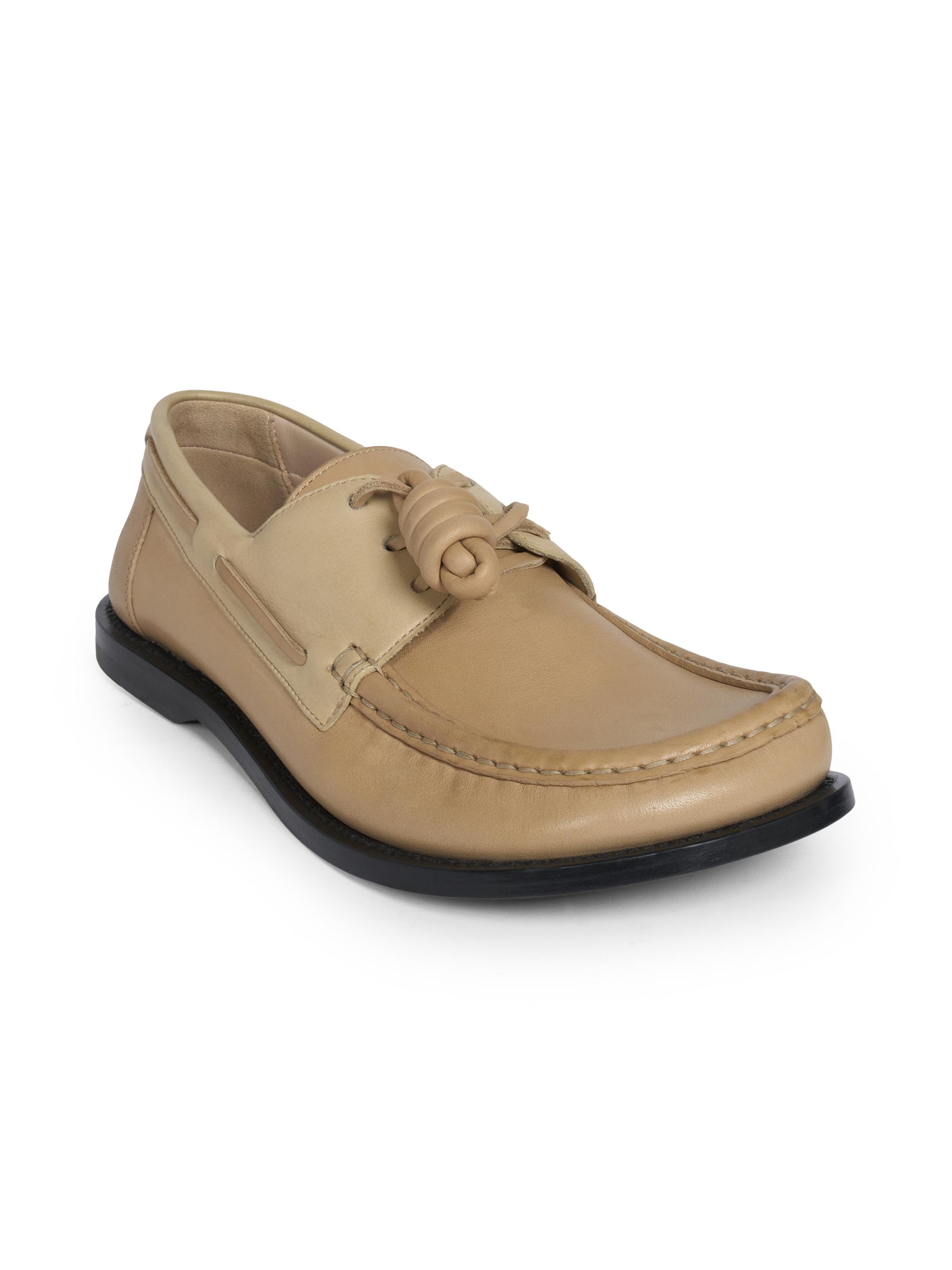 LOEWE Campo Leather Boat Shoes | Saks Fifth Avenue