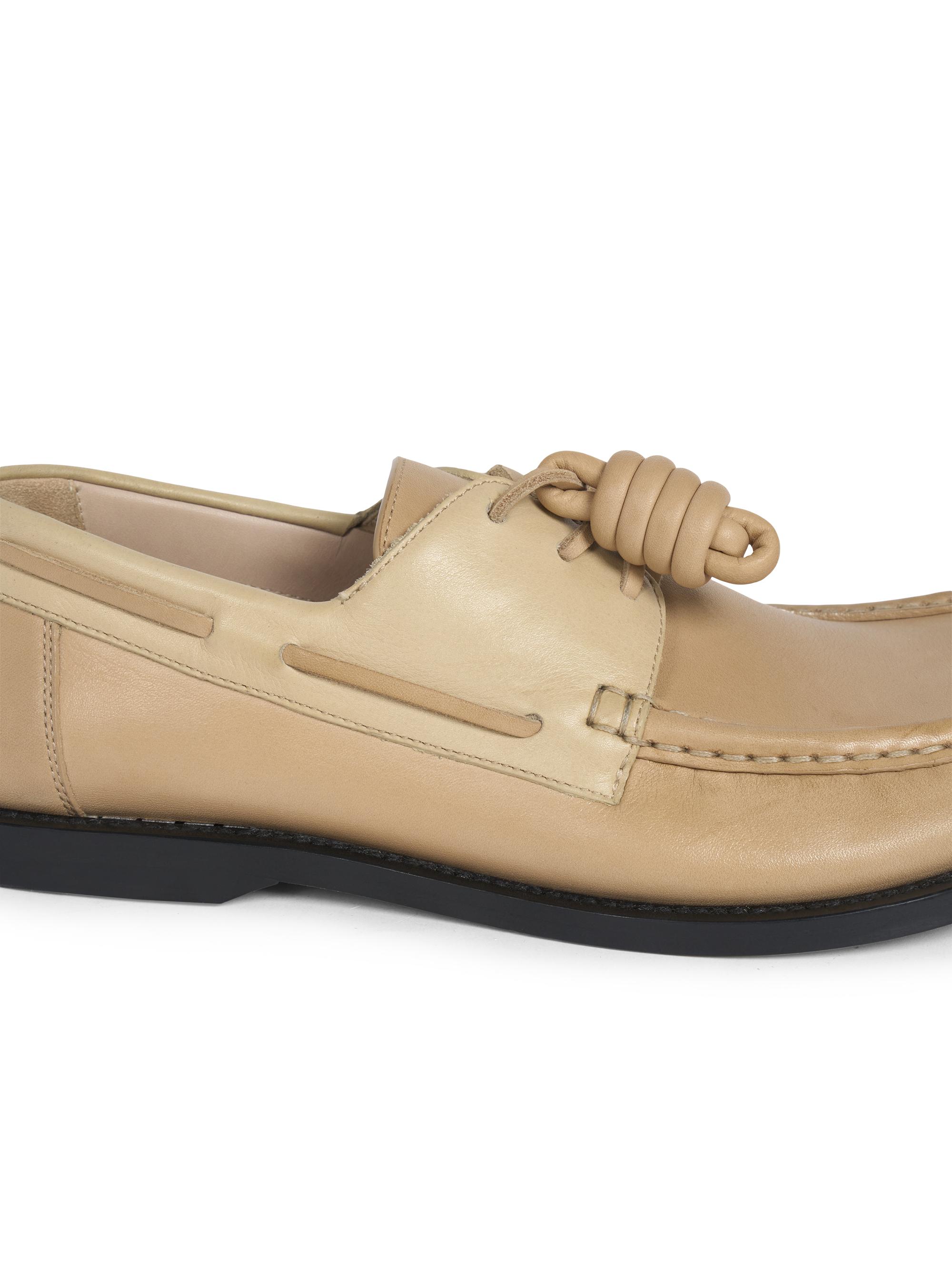 LOEWE Campo Leather Boat Shoes | Saks Fifth Avenue