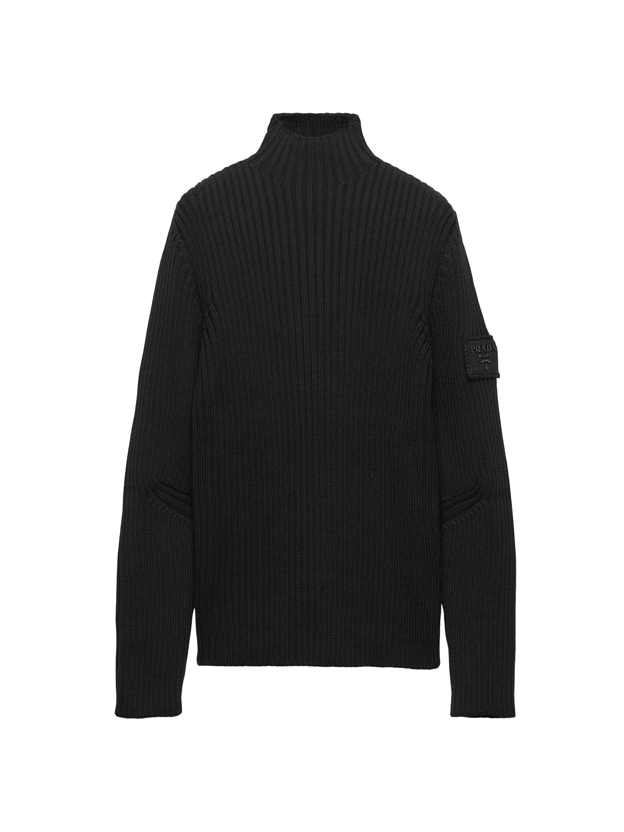 トップス 2014AW PRADA mock neck box knit Prada Wool Mock Turtleneck Sweater | Saks Fifth Avenue