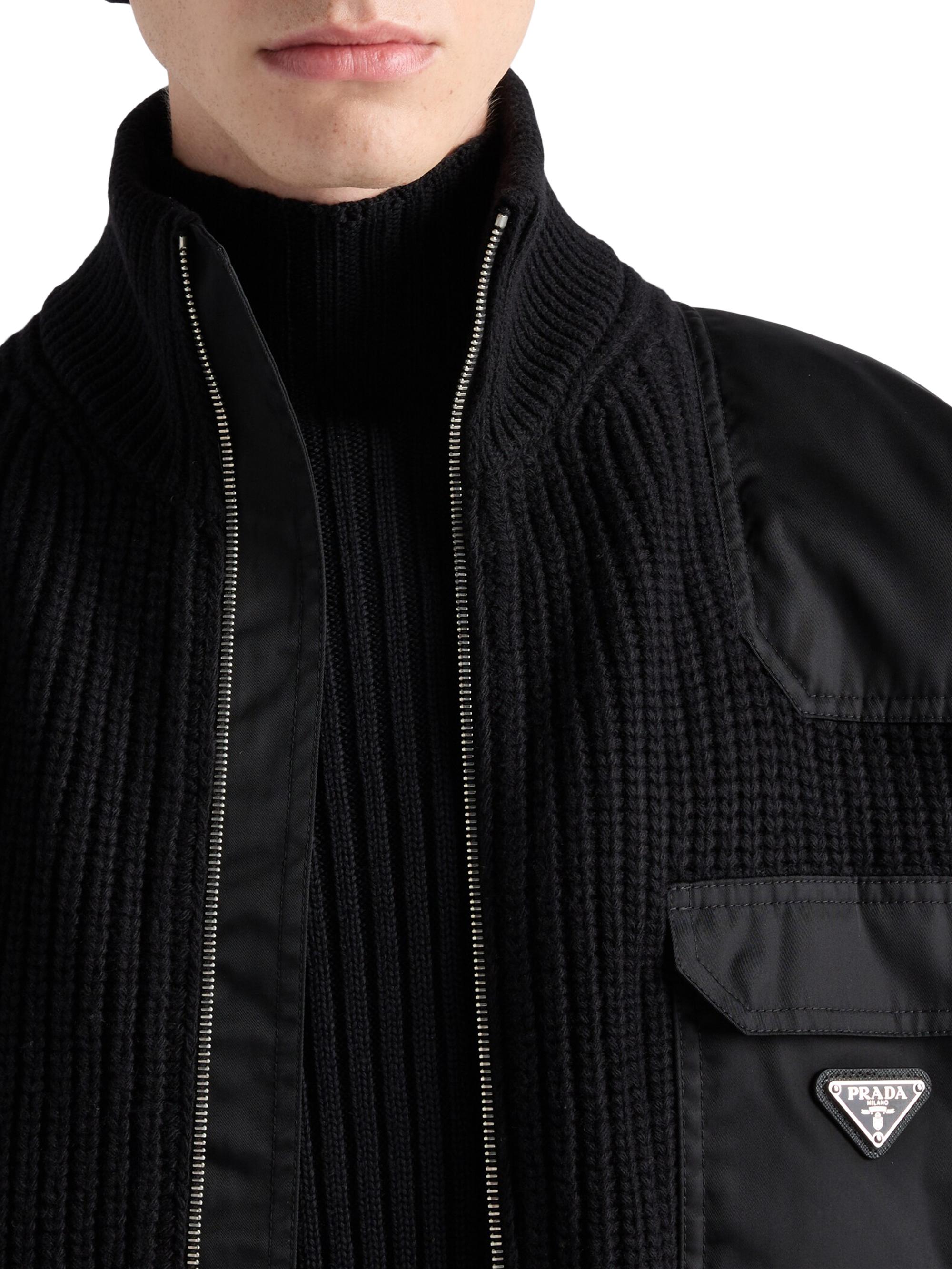 Prada Wool Mock Turtleneck Sweater | Saks Fifth Avenue
