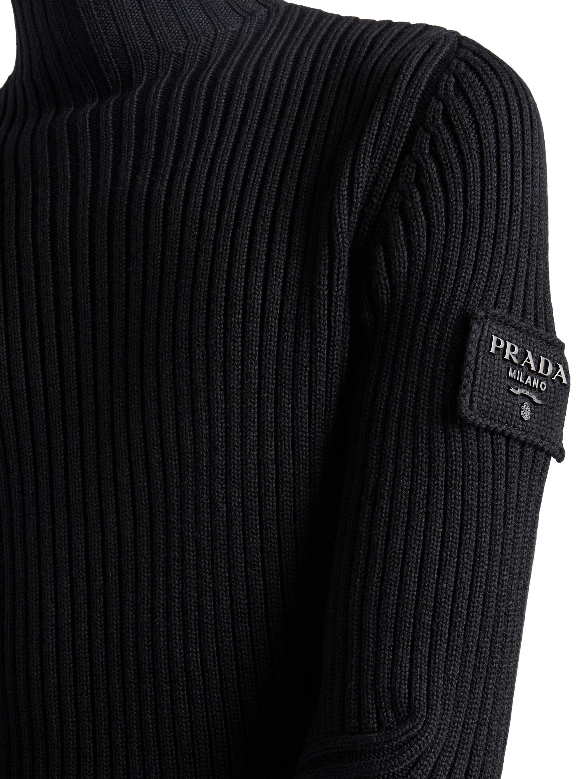 Prada Wool Mock Turtleneck Sweater | Saks Fifth Avenue