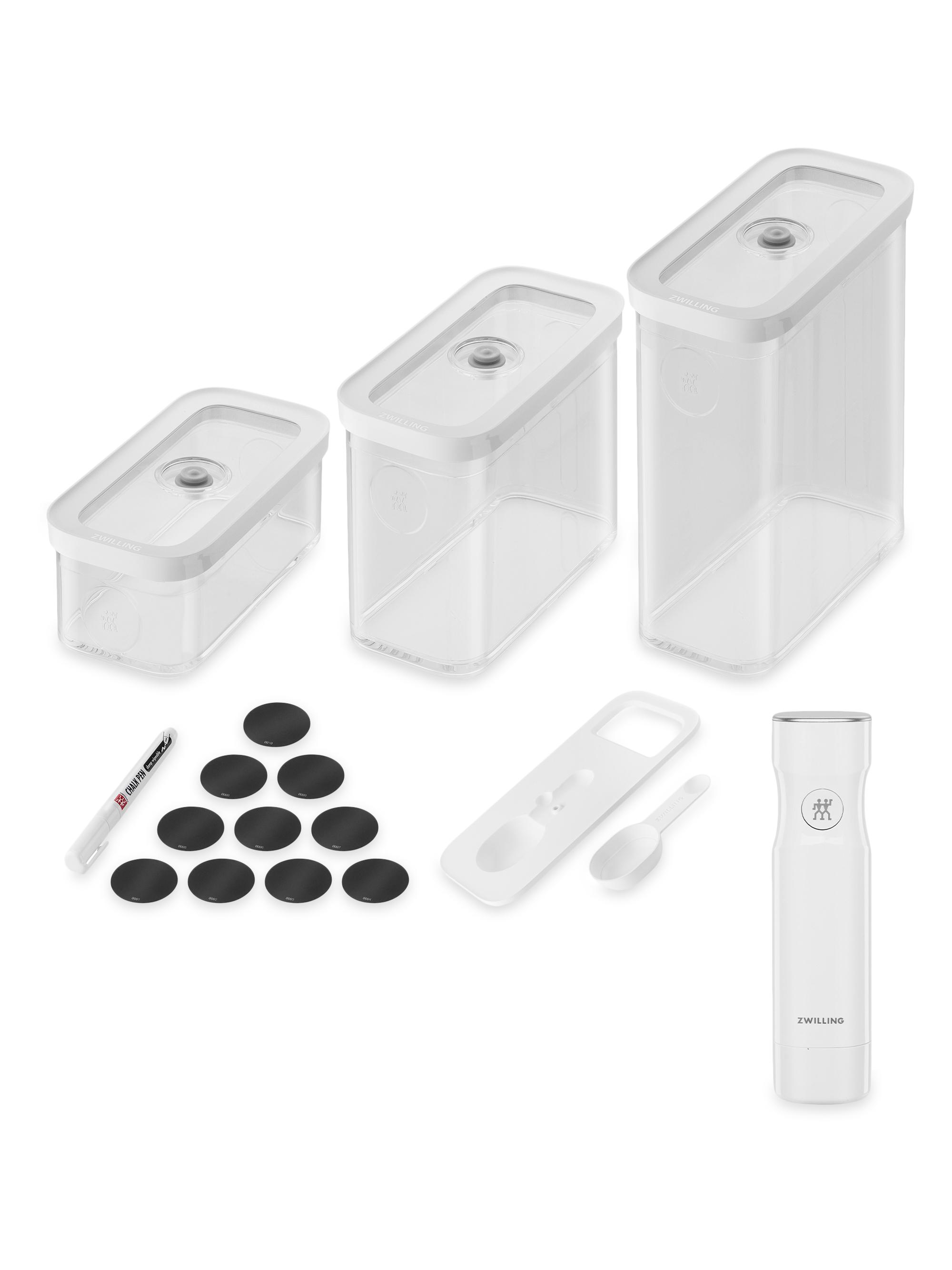 ZWILLING J.A. Henckels Fresh & Save Cube Box Starter Set, 5 Piece - Clear