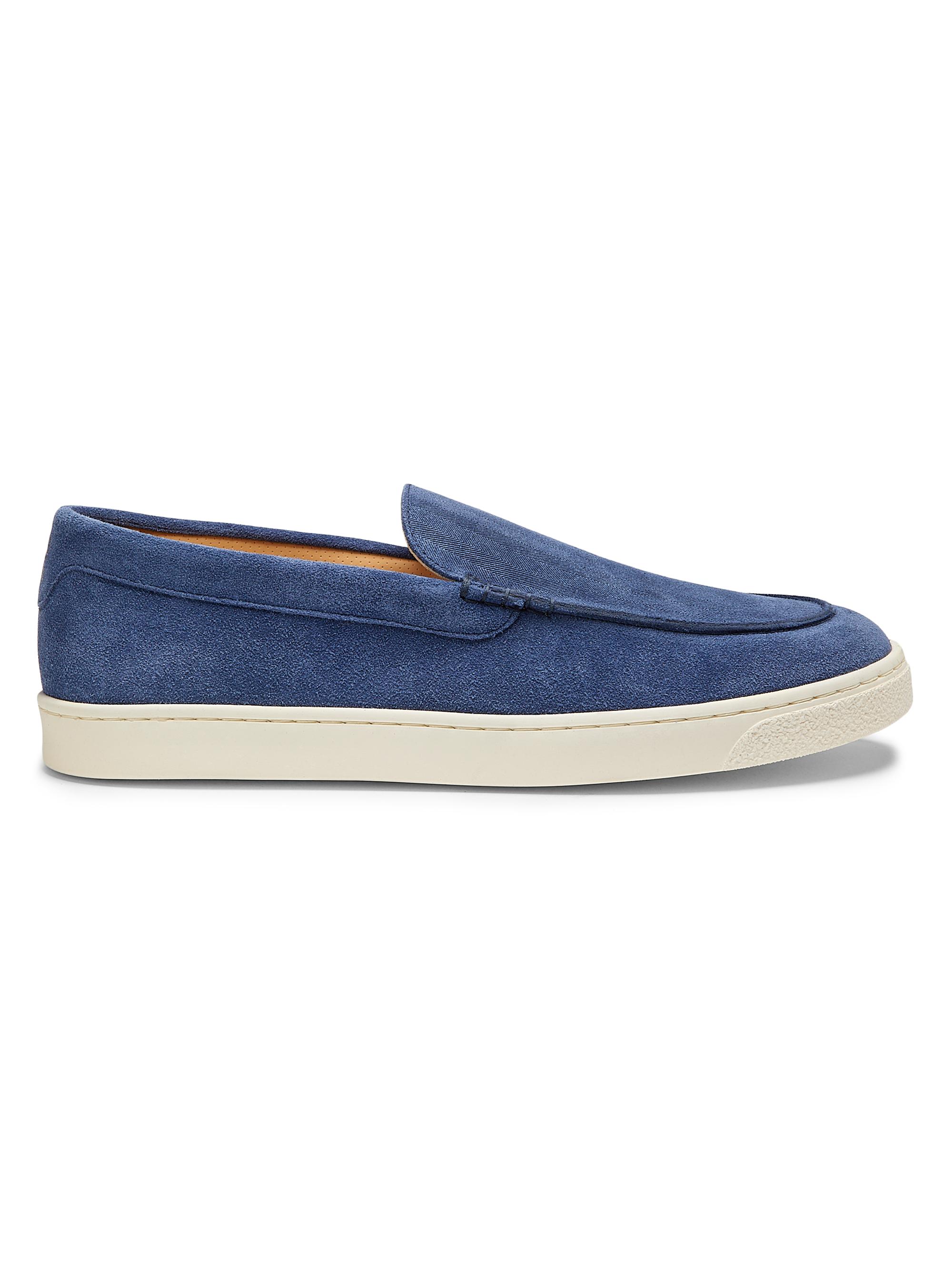 Mocassins Brunello Cucinelli En Cuir - Taille 42.5 (9.5 US) Couleur Ardoise Bleu - Neufs
