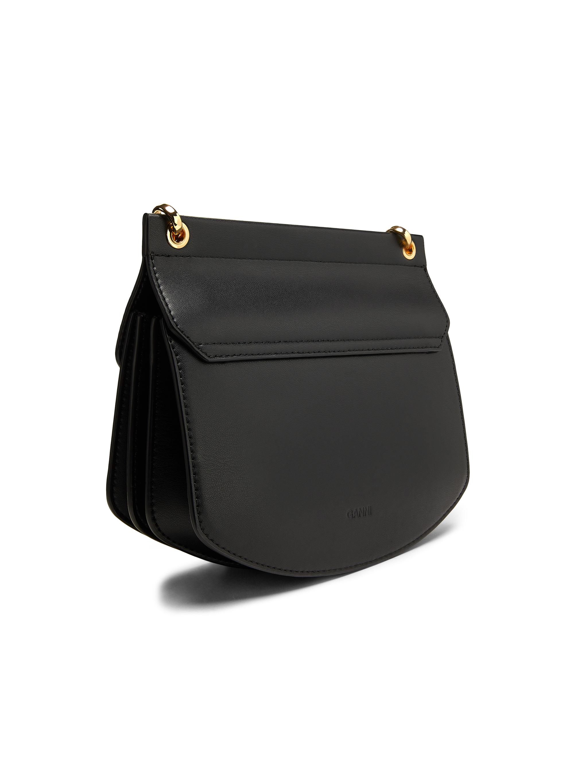 Ganni Apo-G Small Leather Shoulder Bag | Saks Fifth Avenue