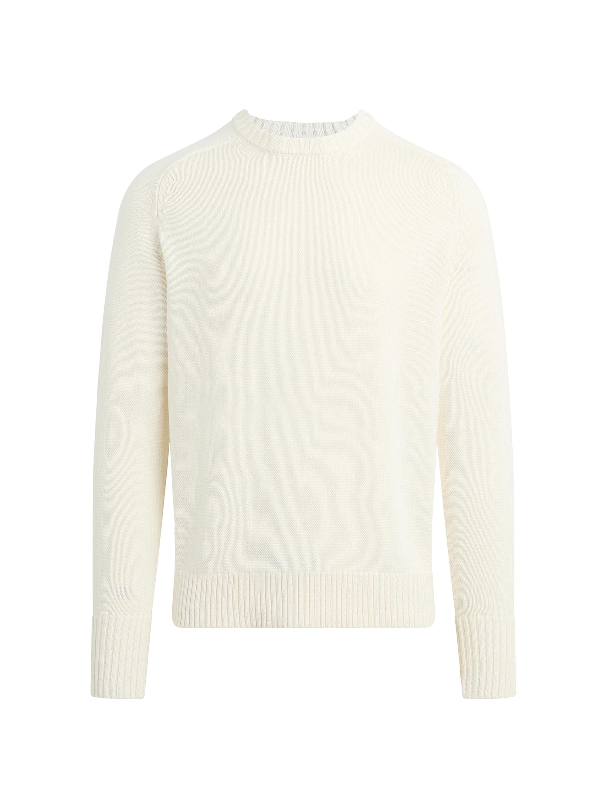 Joe's Jeans Men's Lloyd Cotton Crewneck Sweater - Natural