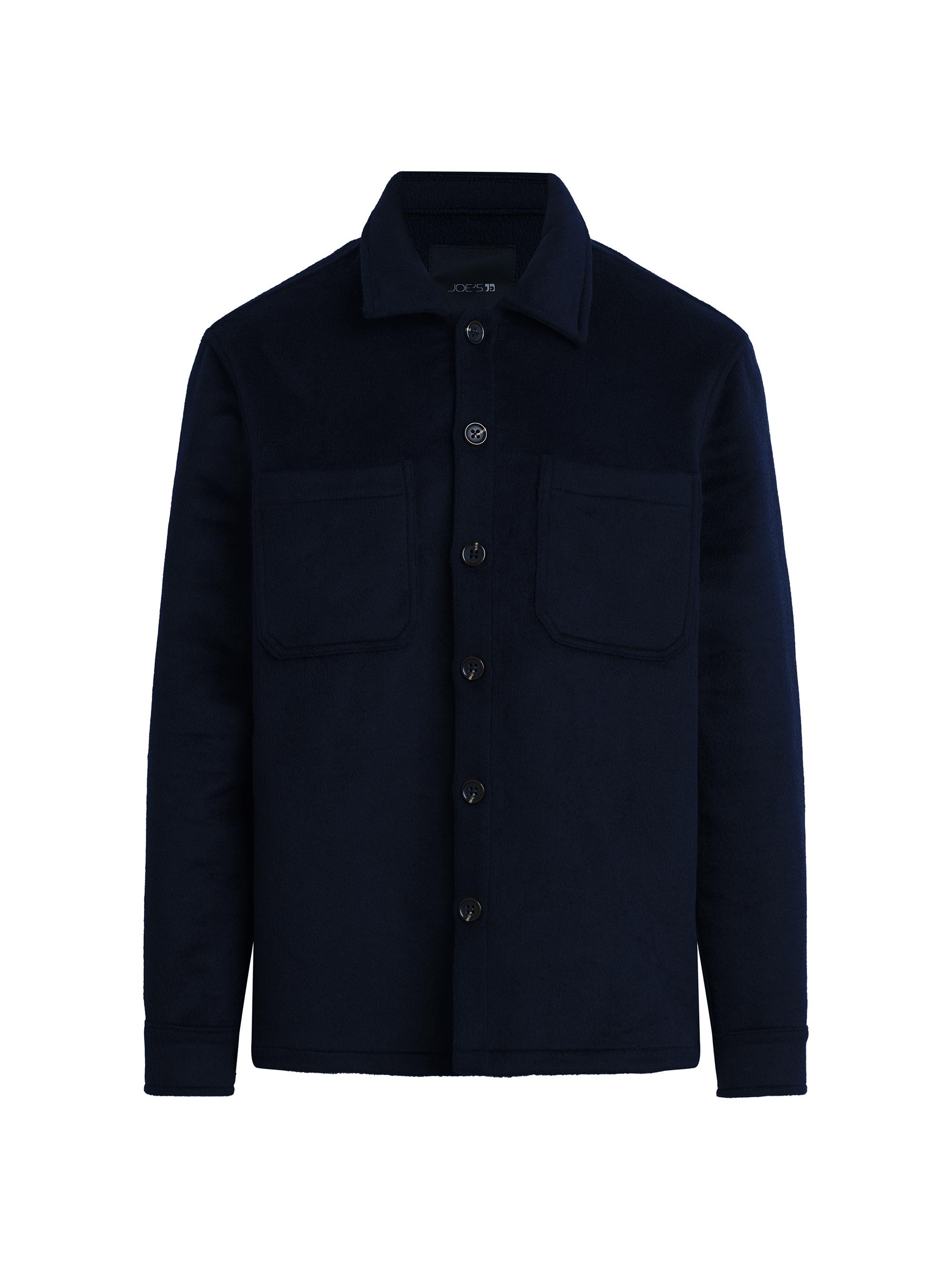 Joe's Jeans Men's Leon Wool-Blend Shirt - True Navy
