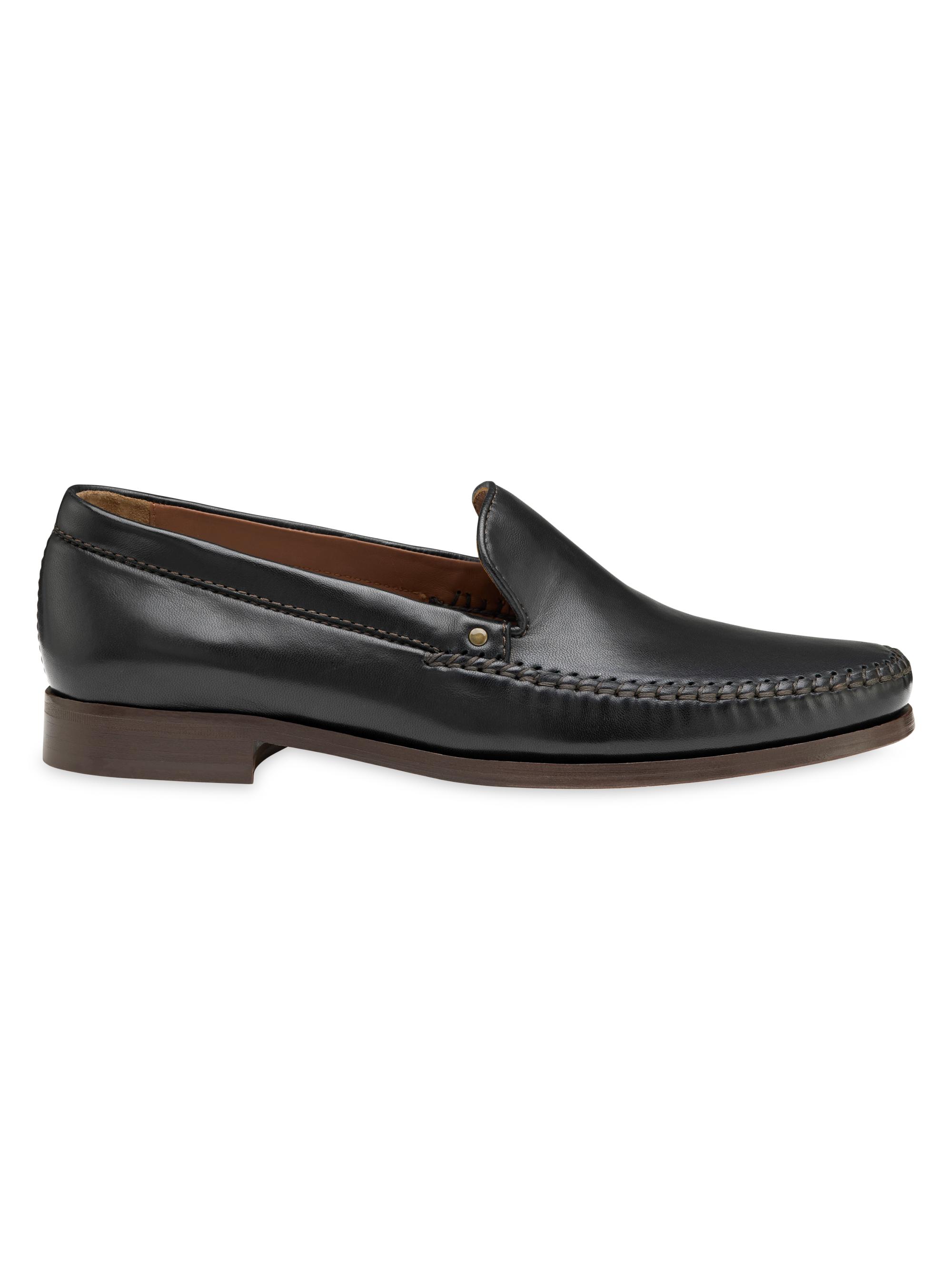 Bally Leather Slip-On Loafers | Saks Fifth Avenue