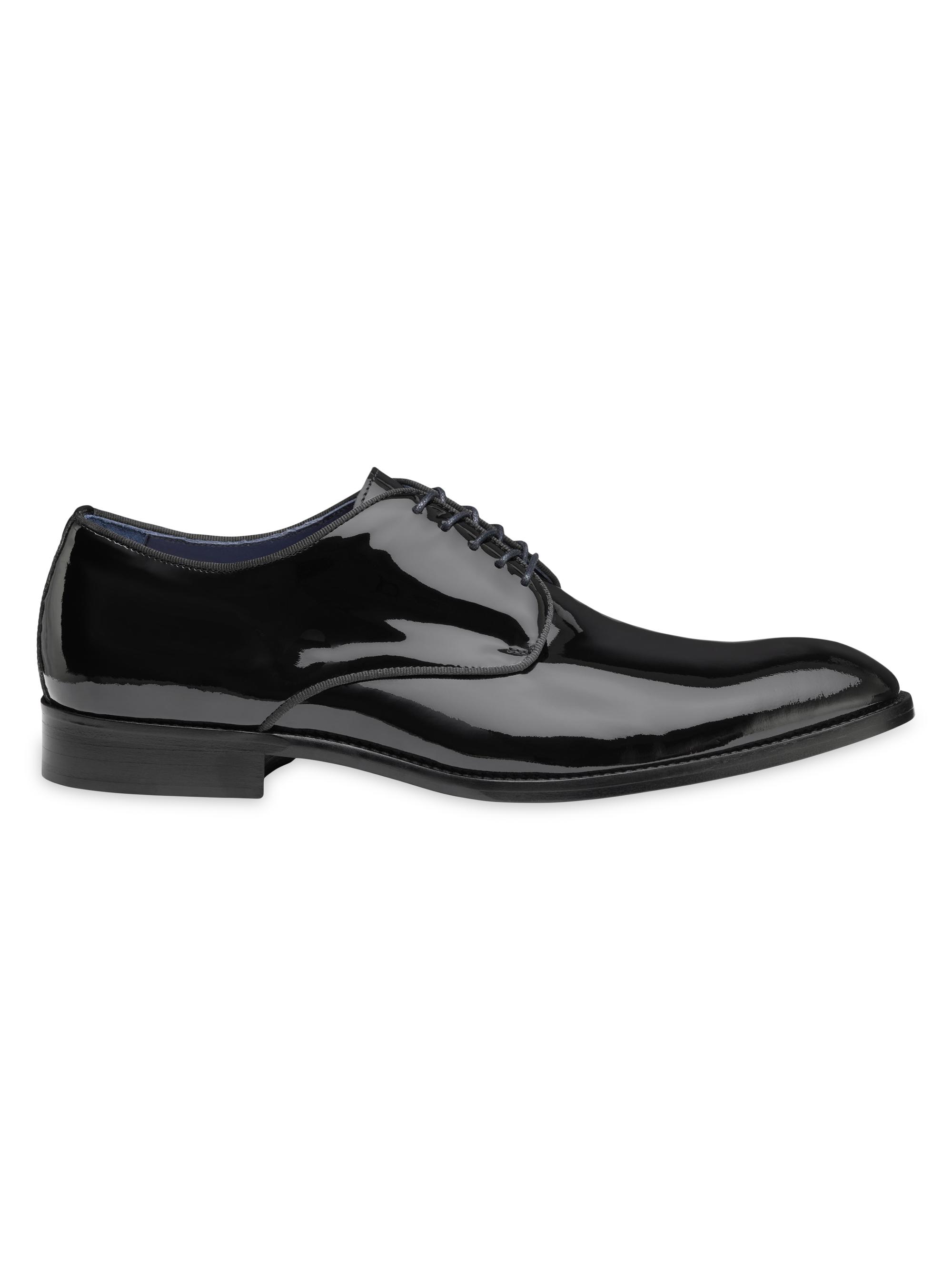 Johnston & Murphy J&M Collection Flynch Leather Cap-Toe Oxfords