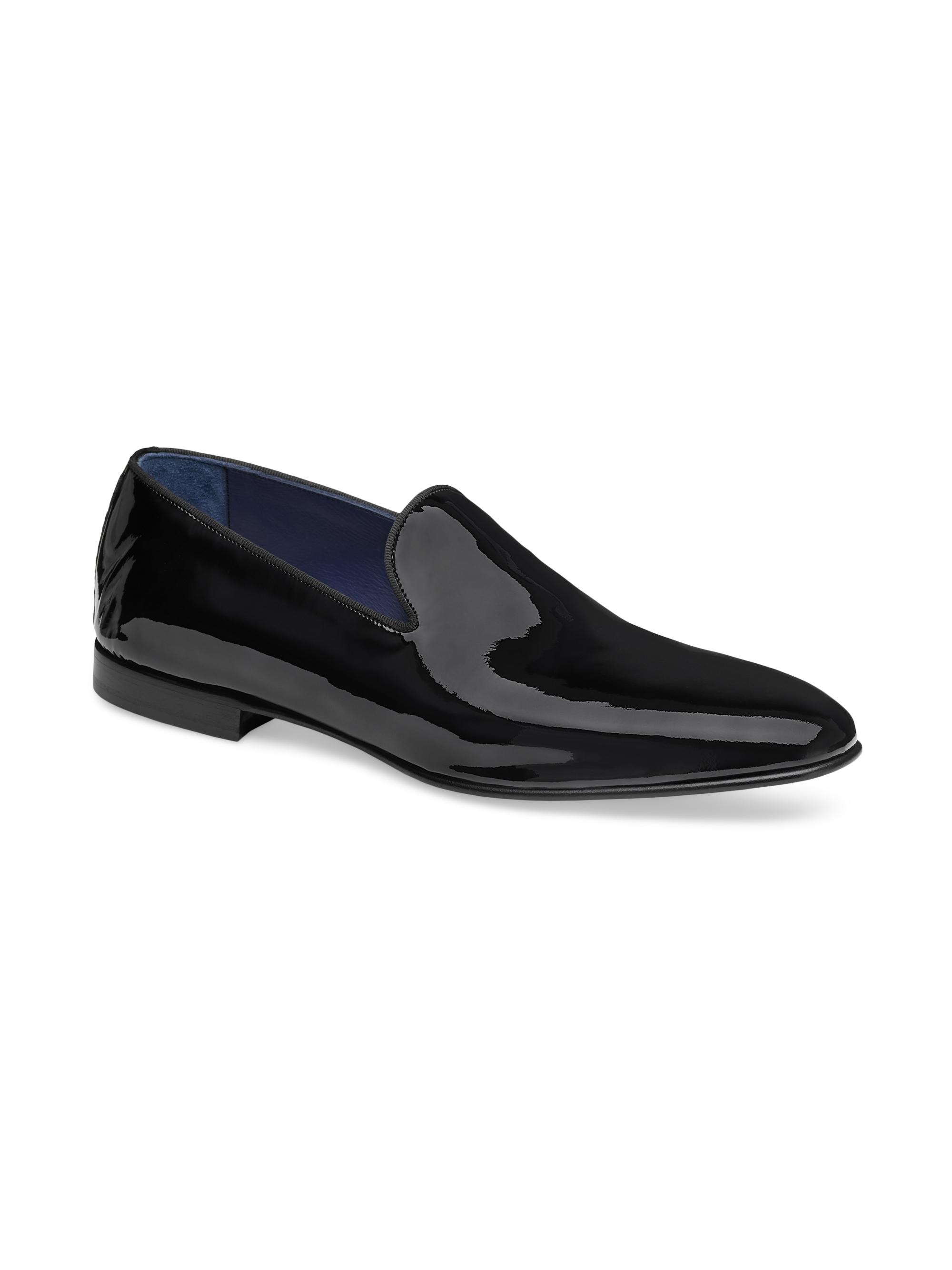 Johnston & Murphy Men's Kinser Patent Leather Loafers - Black