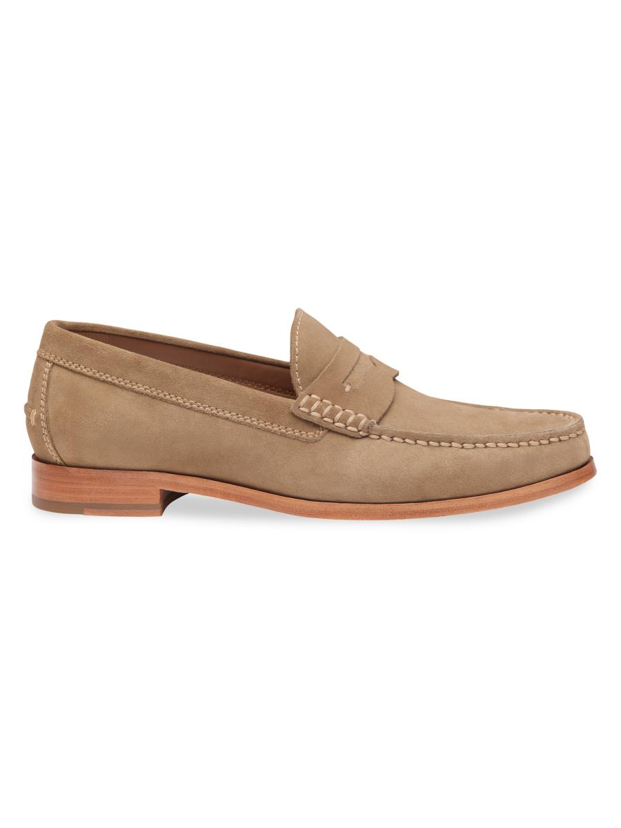 $250 Johnston & Murphy Size 9 Suede Natural Latex Sole Penny Loafer Shoes NWB Johnston & Murphy | Shoes | 25 Johnston Murphy Size 9 Suede  main image 4