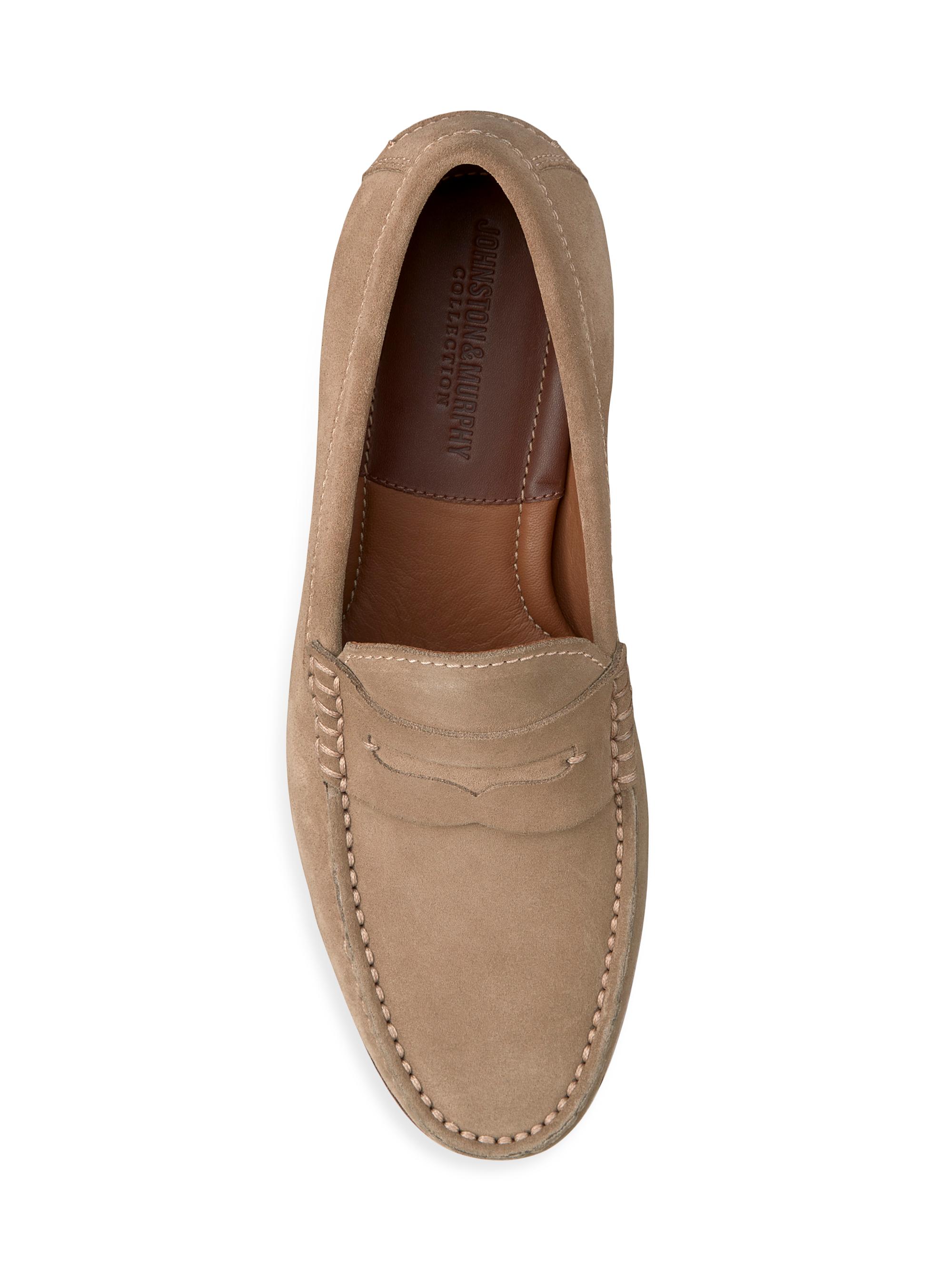 Johnston & Murphy Baldwin Suede Penny Loafers | Saks Fifth  display picture 3