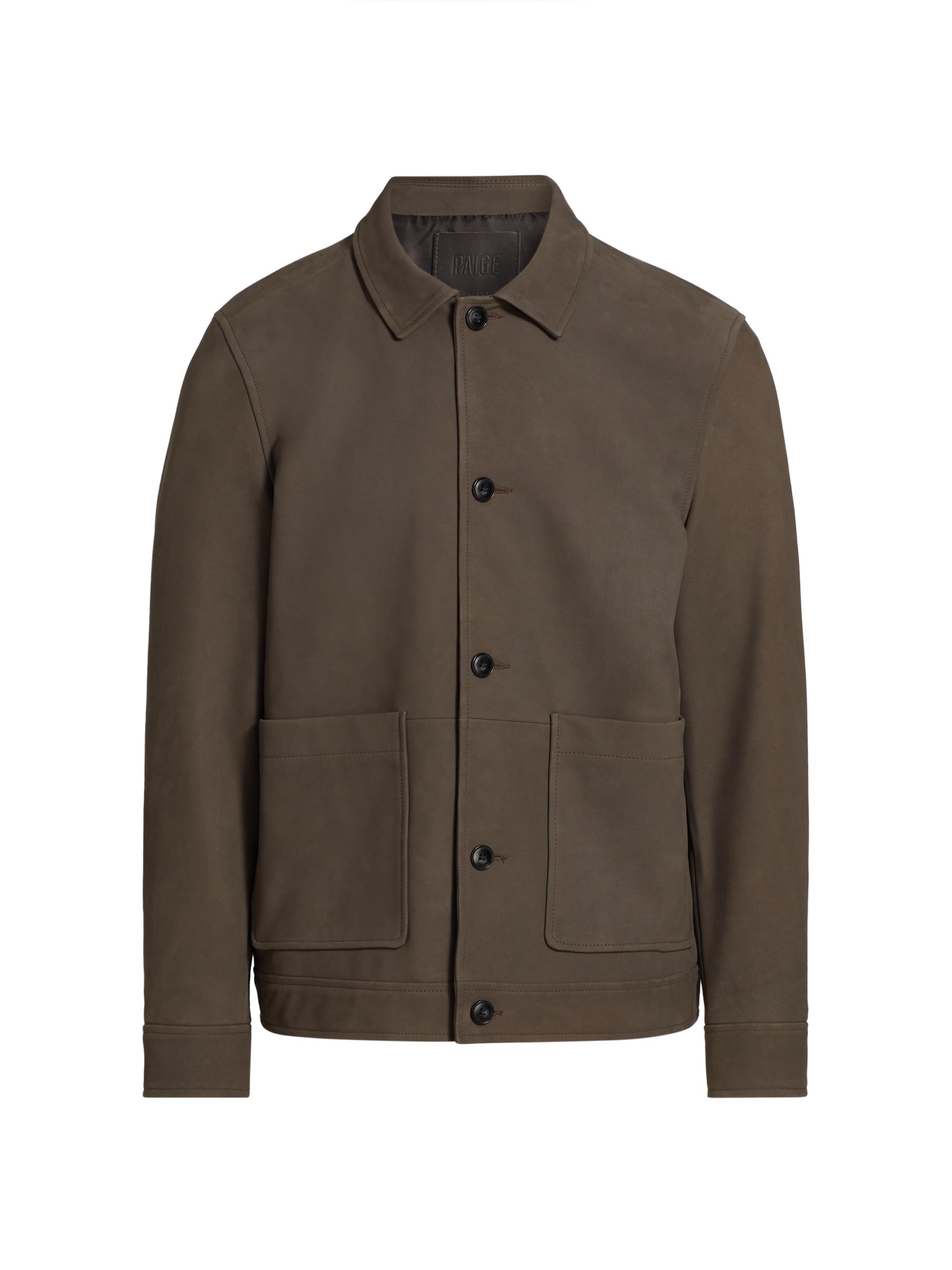 Paige Men's Wallen Suede Jacket - Arrowhead