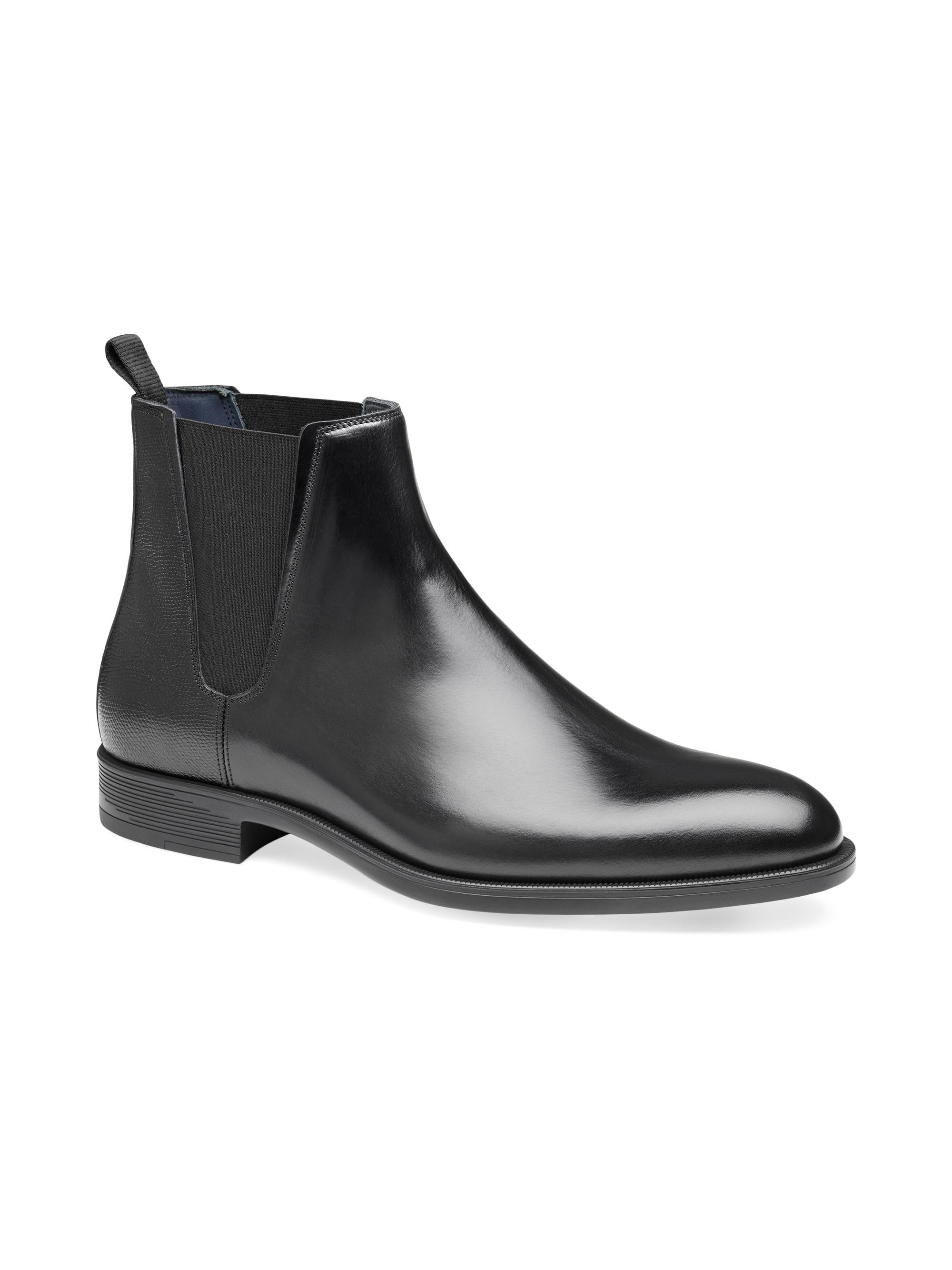 Johnston & Murphy Men's Flynch Leather Chelsea Boots - Tan