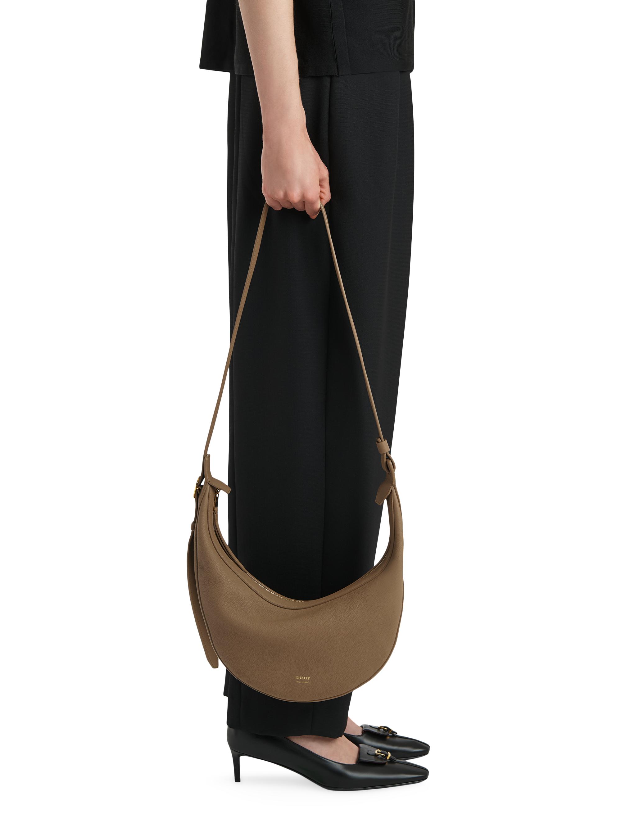 Small Augustina Leather Crossbody Bag