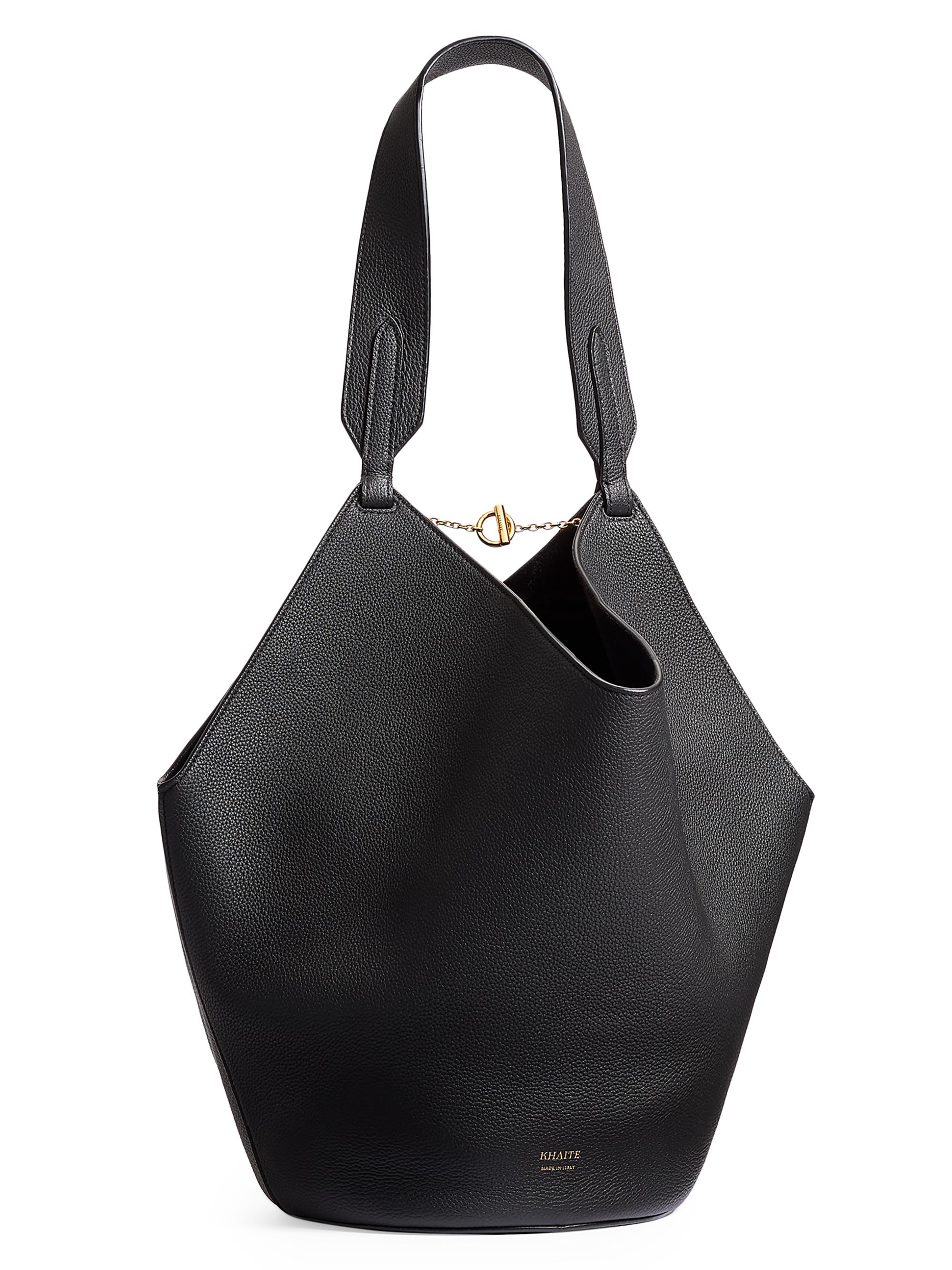 Khaite Medium Lotus Pebbled Leather Tote Bag | Saks Fifth Avenue