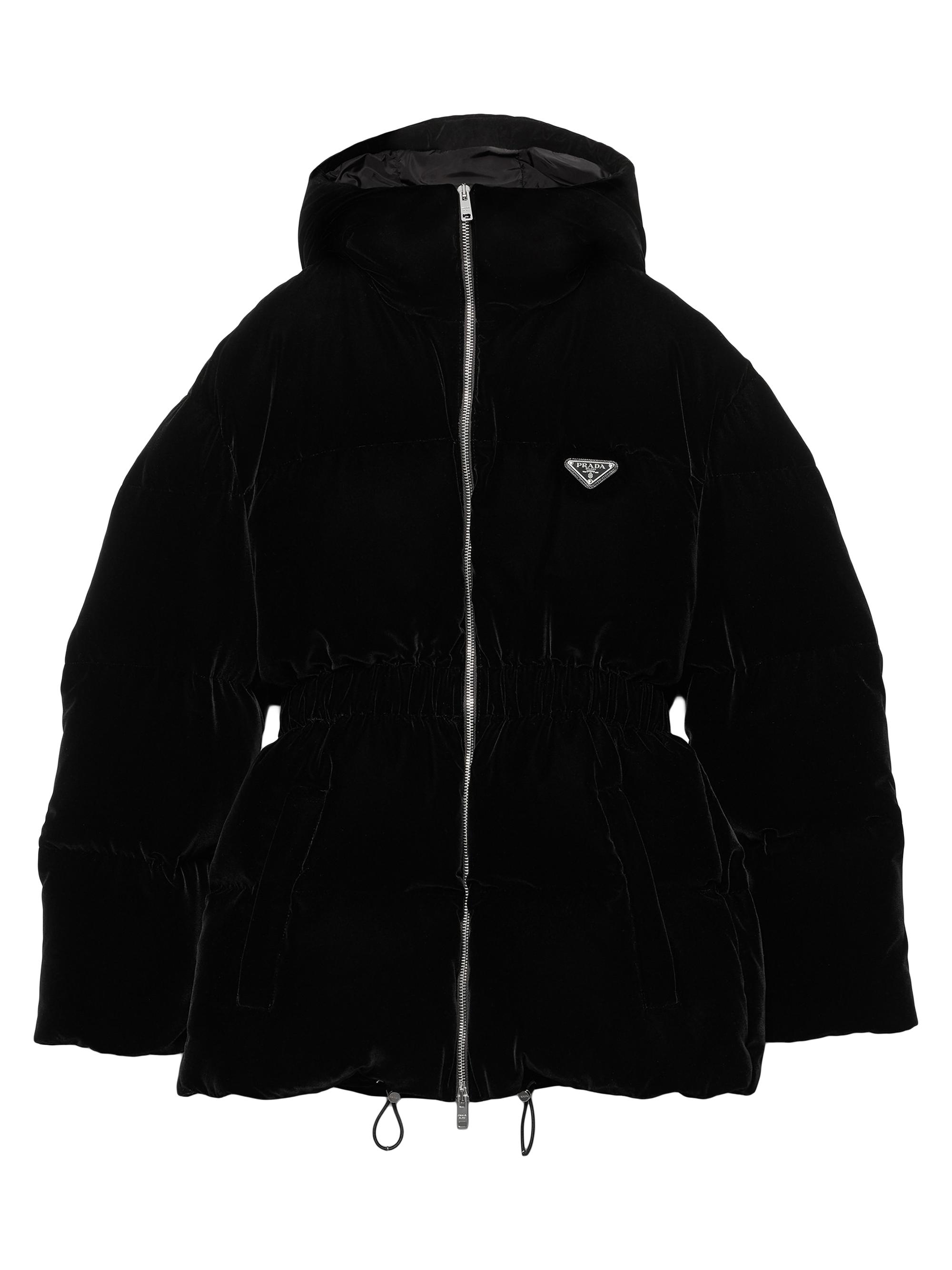 Prada Velvet Down Jacket | Saks Fifth Avenue