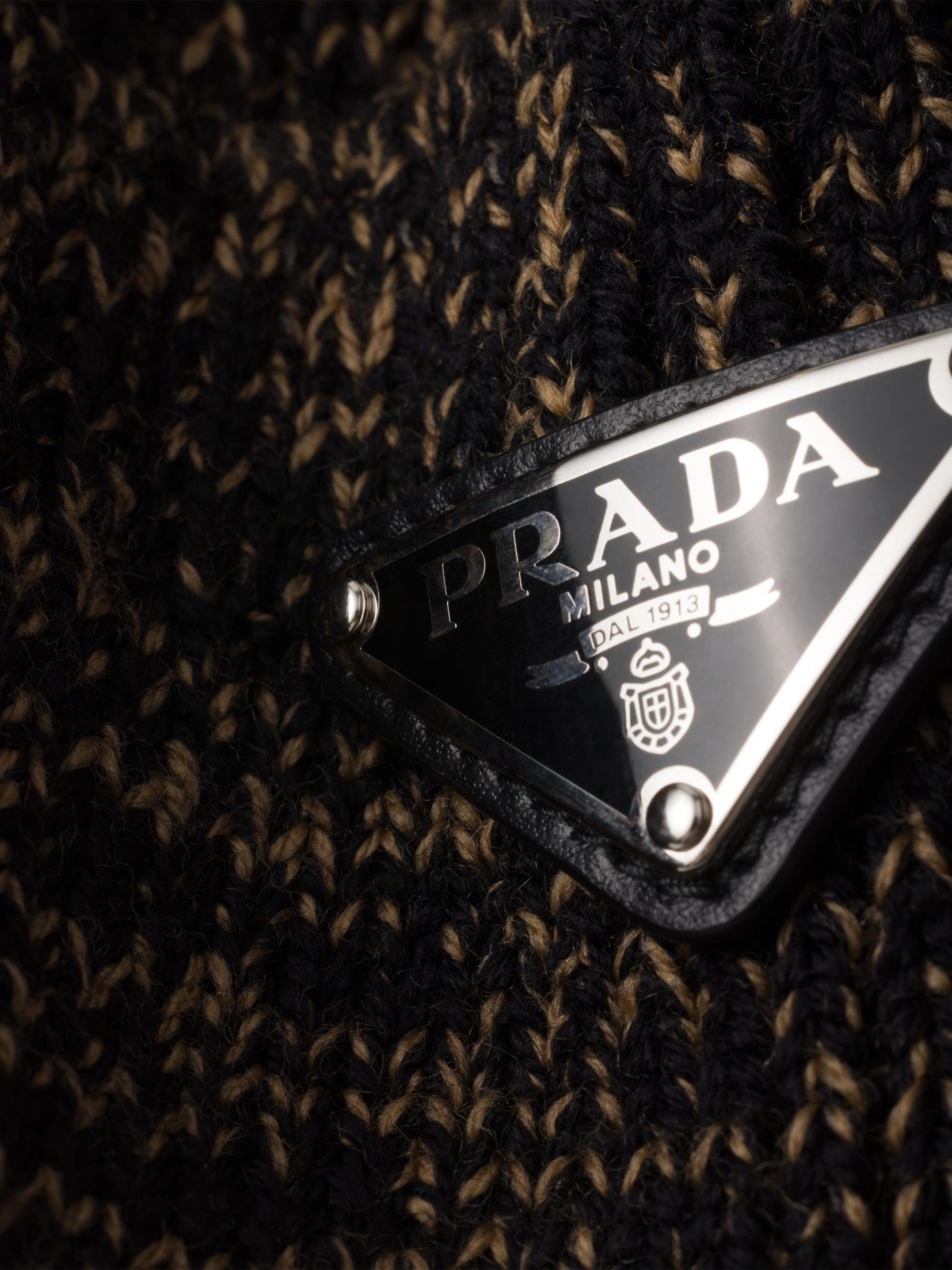 Prada Mélange Wool Beanie | Saks Fifth Avenue