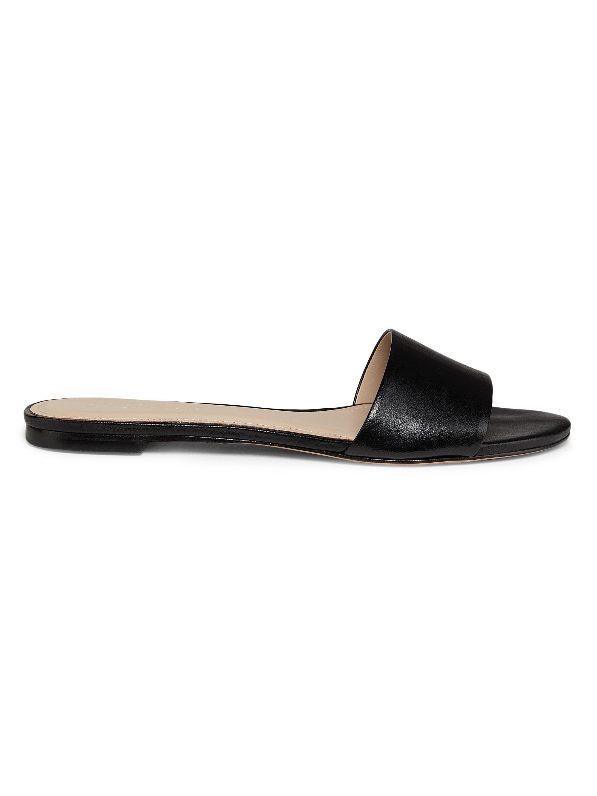 Flat Sandals Saks Off Fifth Flats Embellished Leather Mary Jane