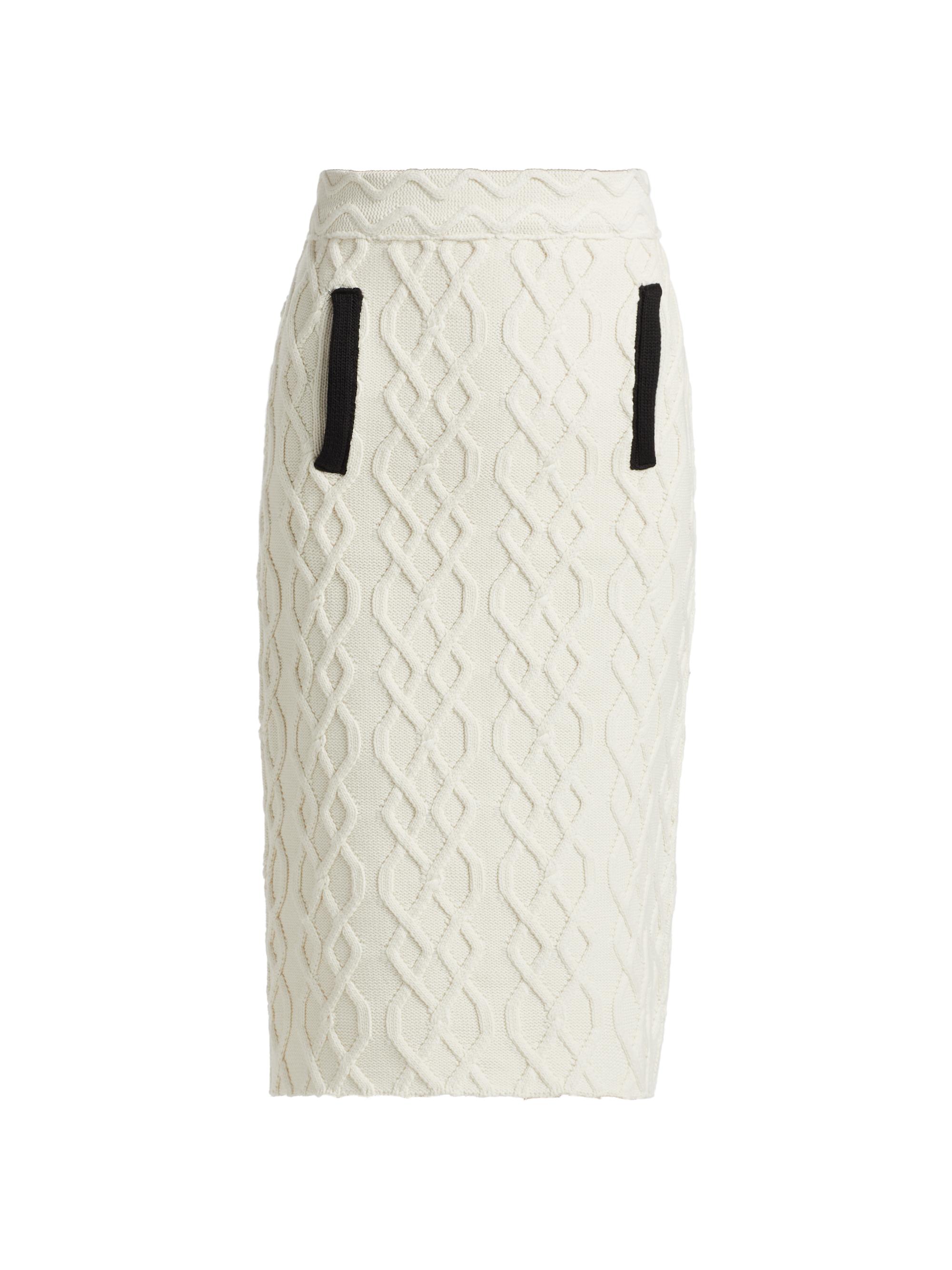 Moschino Women's Textured Knit Pencil Skirt -