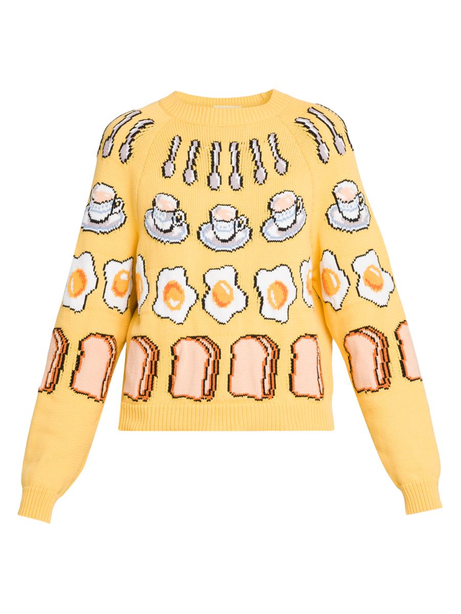 【送料&関税込】Moschino Smiley Sweater Moschino Smiley Sweater | Yellow | FARFETCH