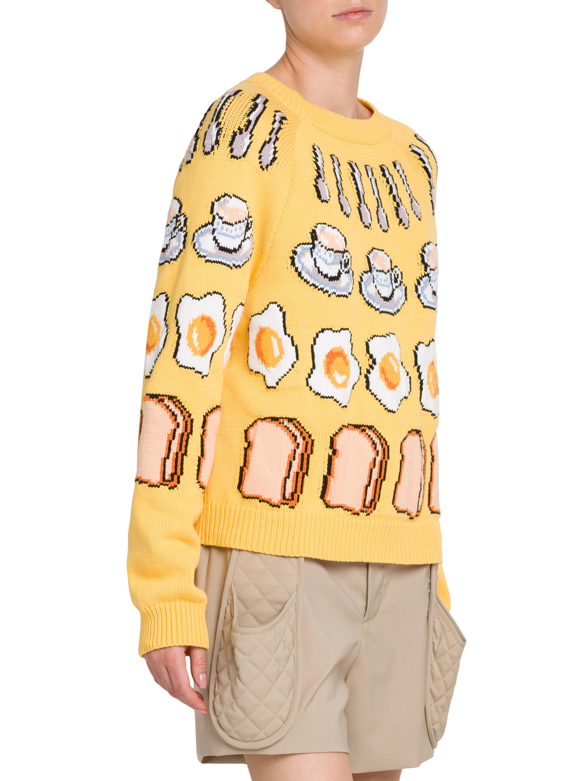 Moschino Breakfast Cotton-Blend Sweater | Saks Fifth Avenue
