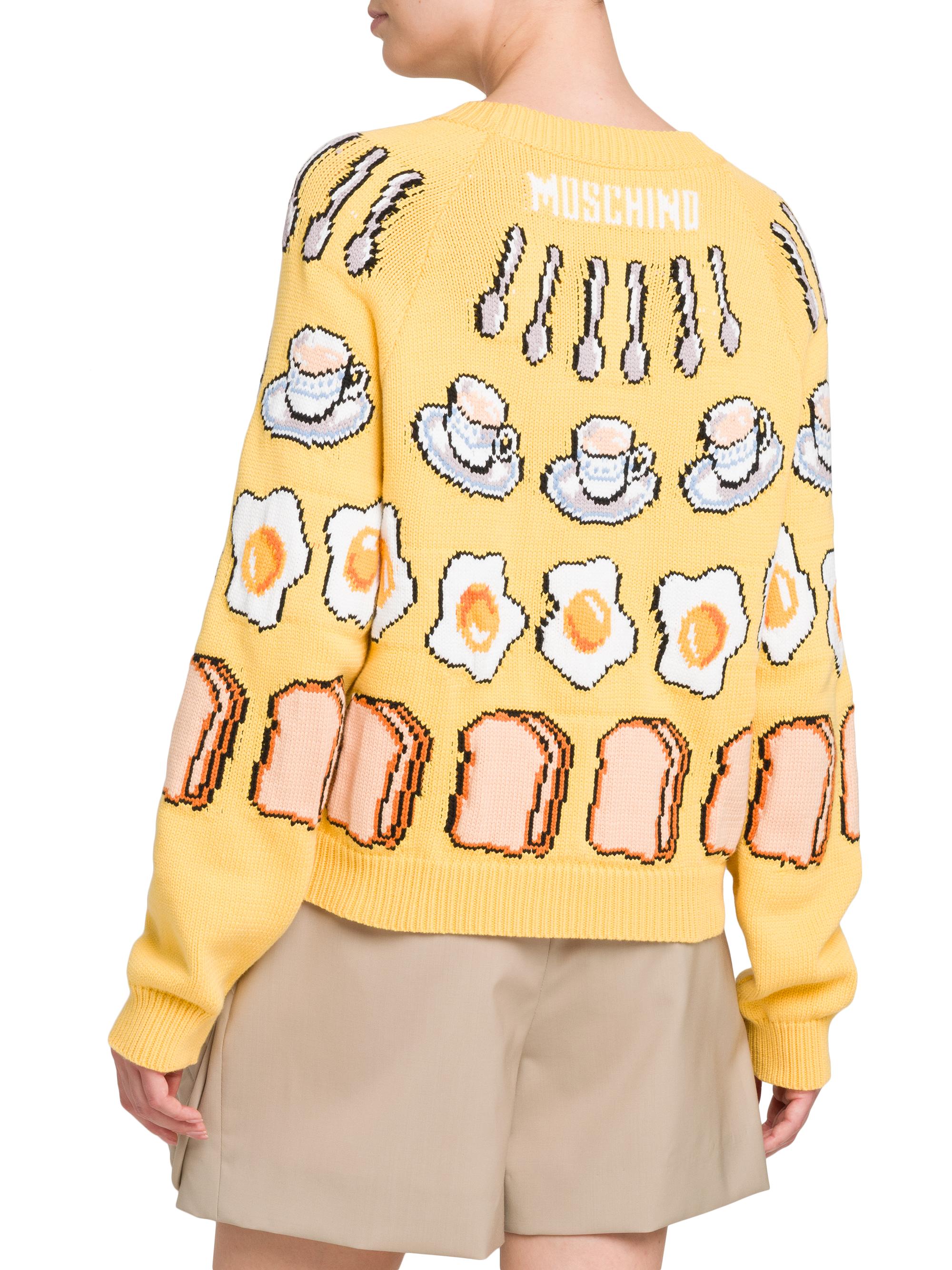 Moschino Breakfast Cotton-Blend Sweater | Saks Fifth Avenue