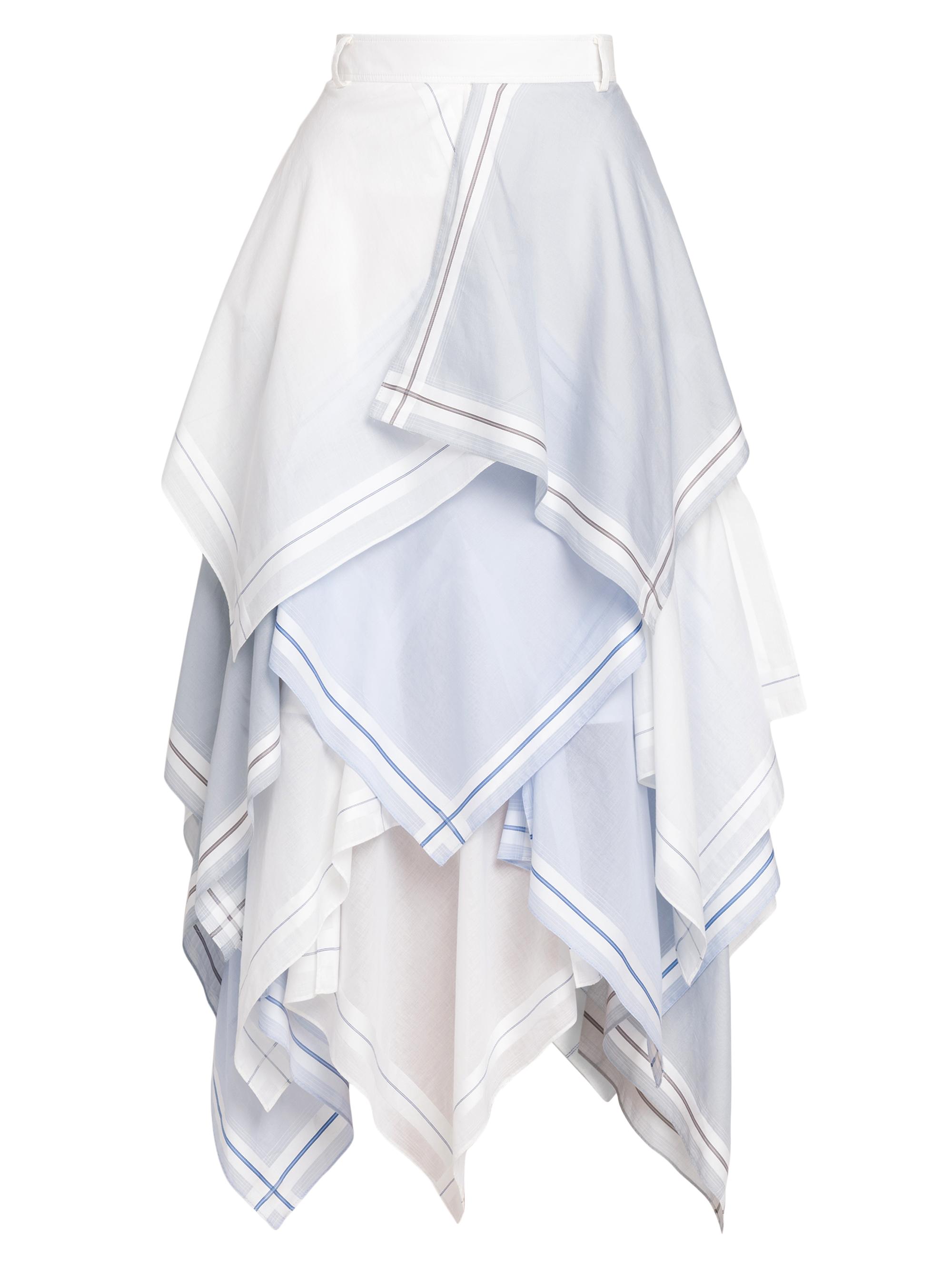 Moschino Women's Italian Handkerchief Flounce Skirt - Multi Only One Colour