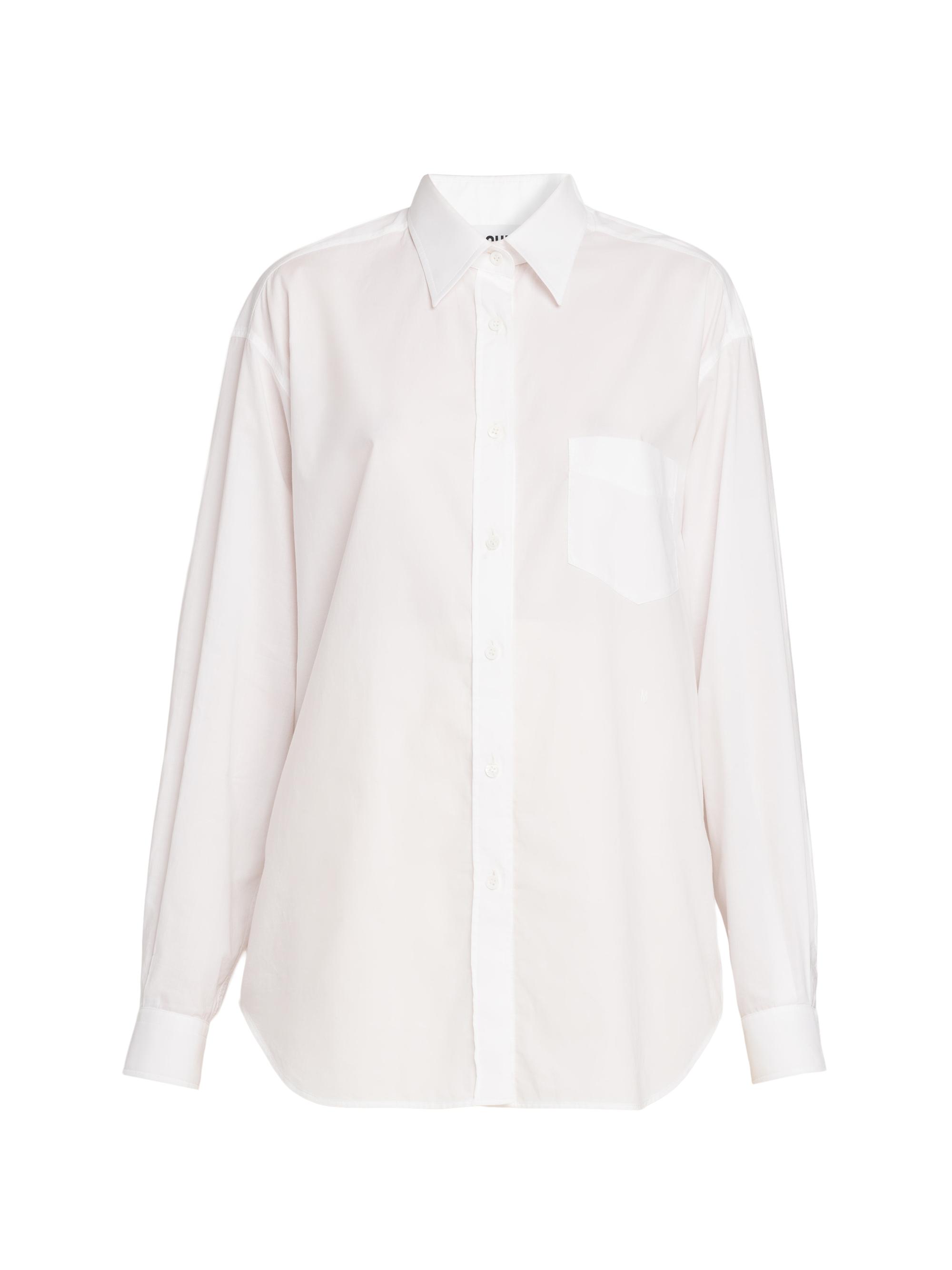 Moschino Women's Cotton Poplin Blouse - Multi White