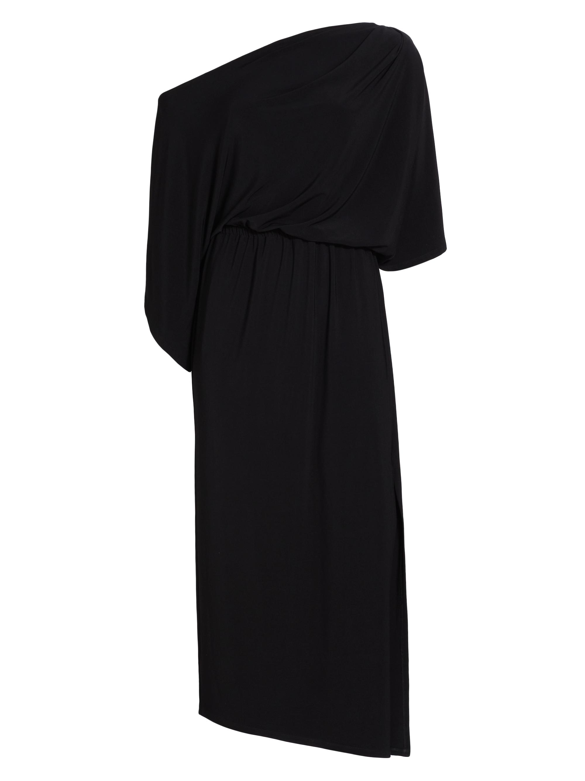 Ramy Brook Women's Carlina Asymmetric Midi-Dress - Black