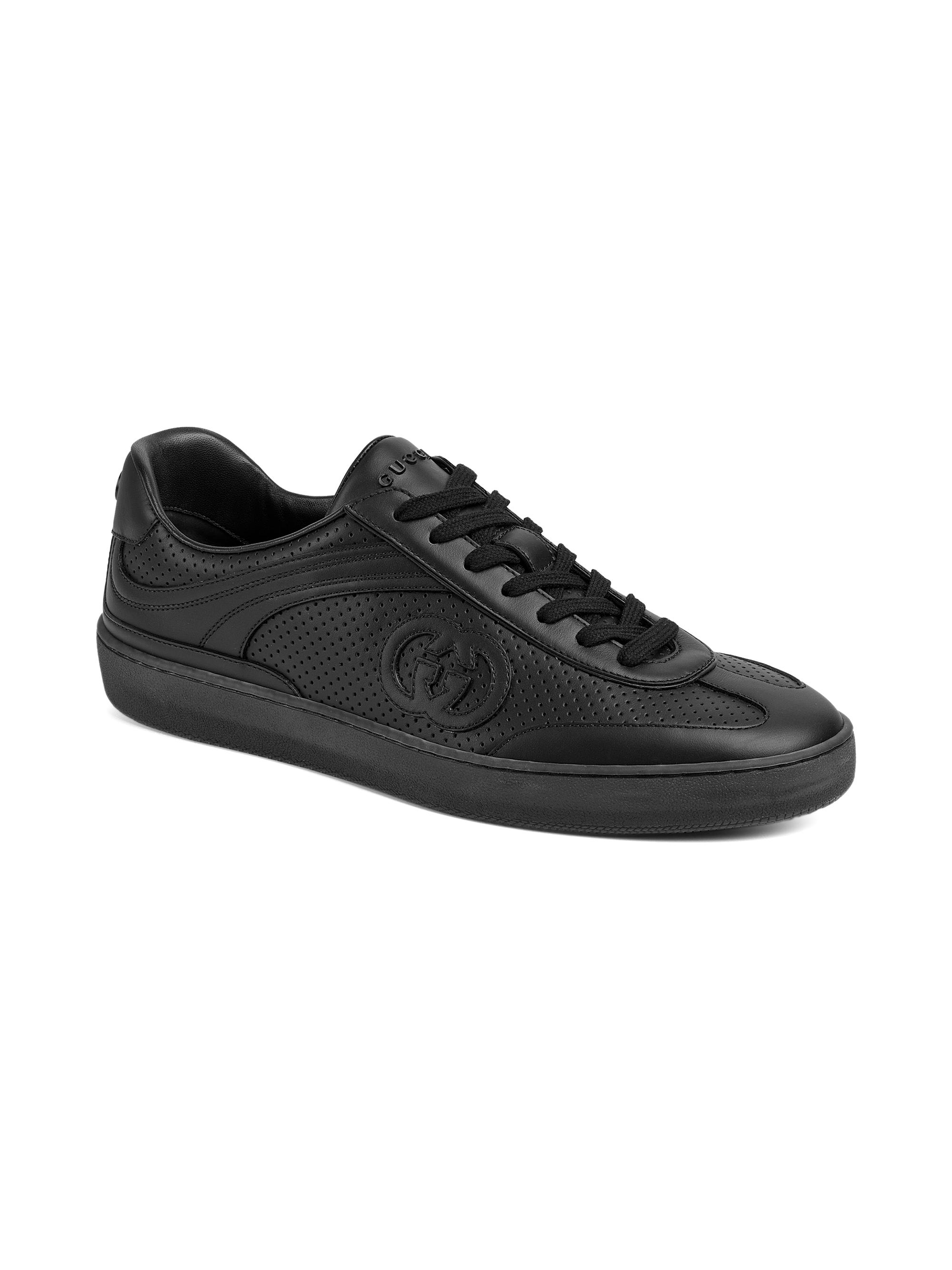 Gucci G74 Retro Leather Sneakers | Saks Fifth Avenue