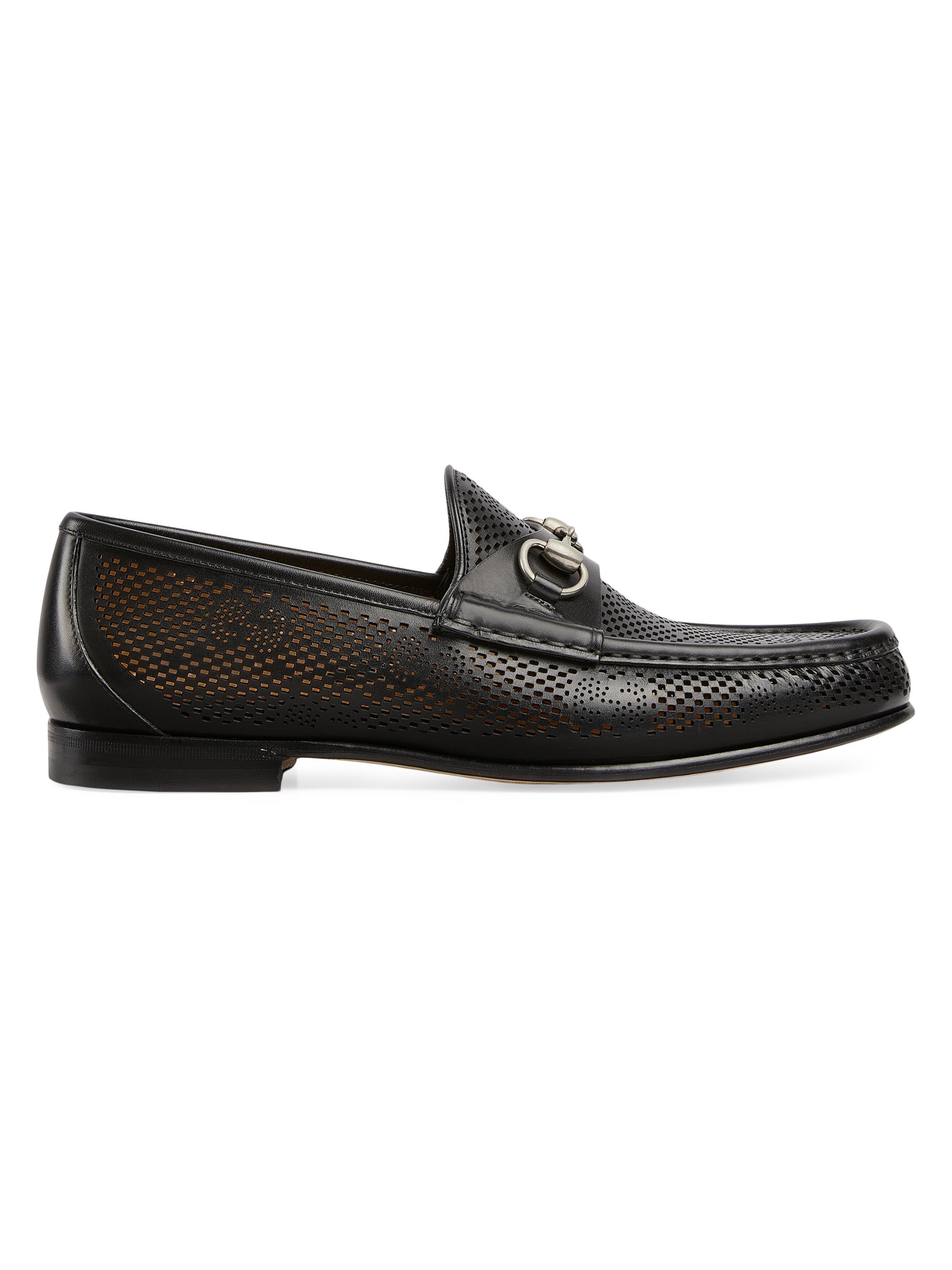 Gucci Jordy Leather Loafers | Saks Fifth Avenue