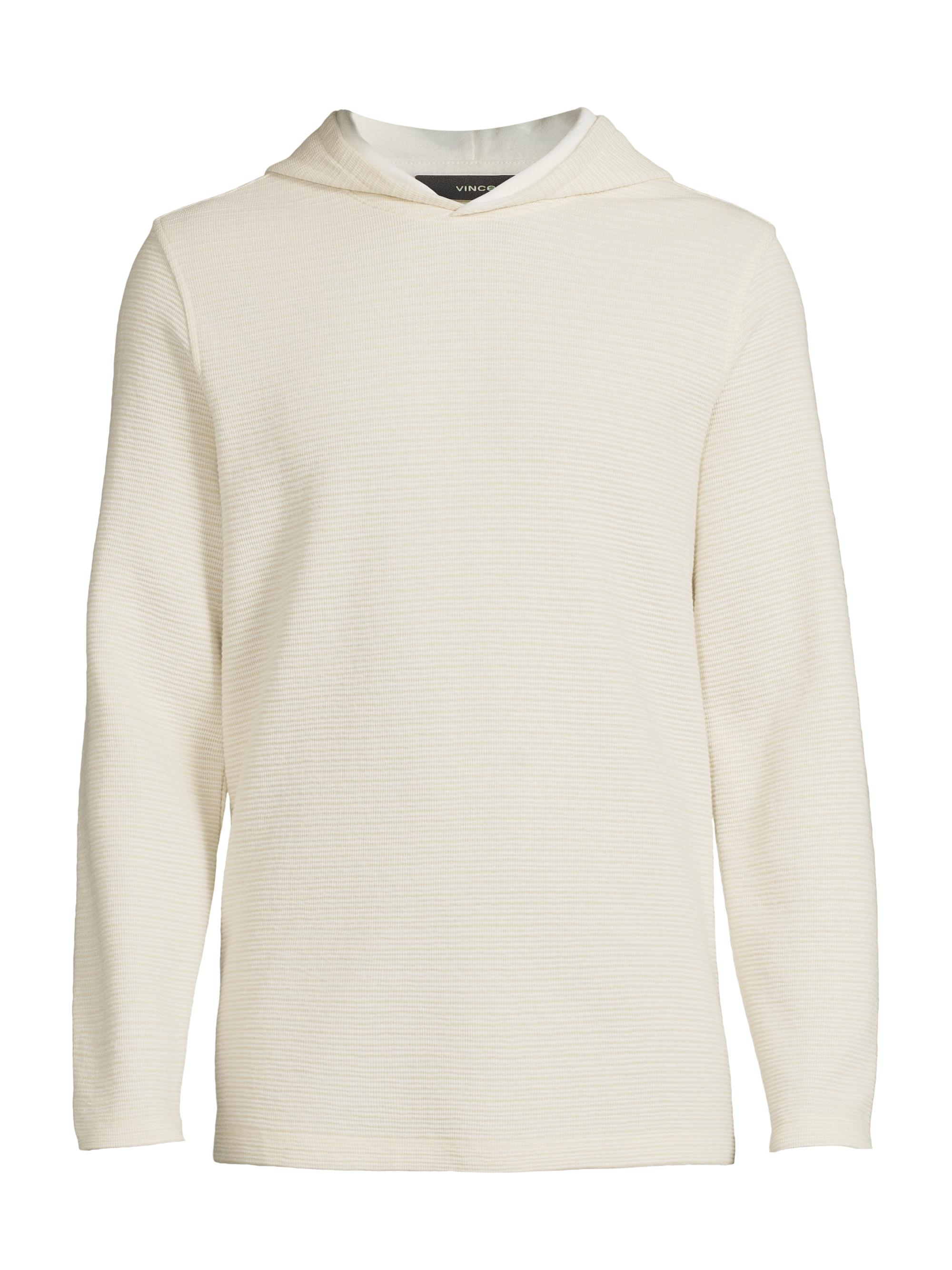 Vince Men's Double-Face Hoodie - Baja Sand Natural