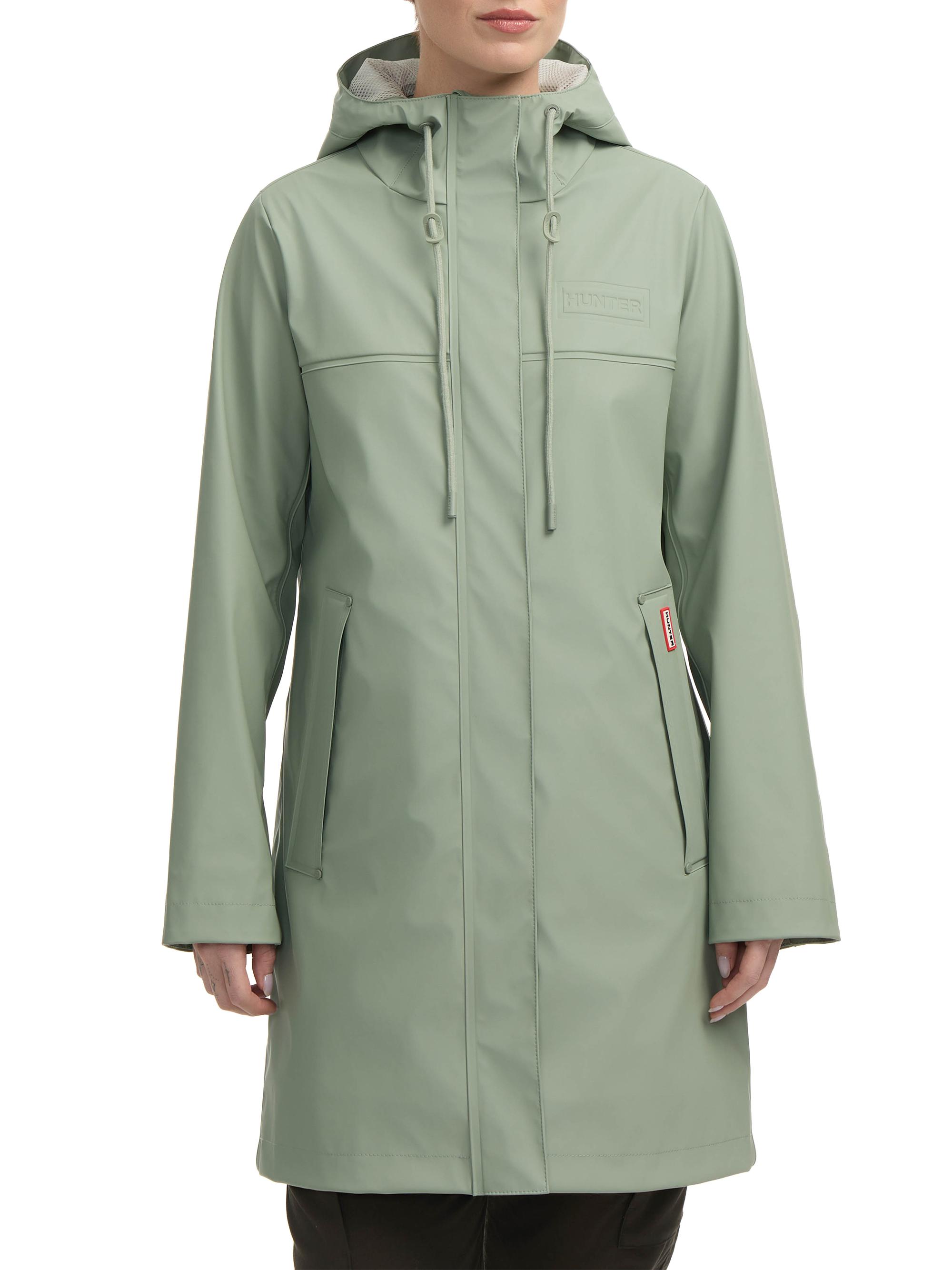 Hunter Women's Spring Logo Rain Coat - Herb Sage