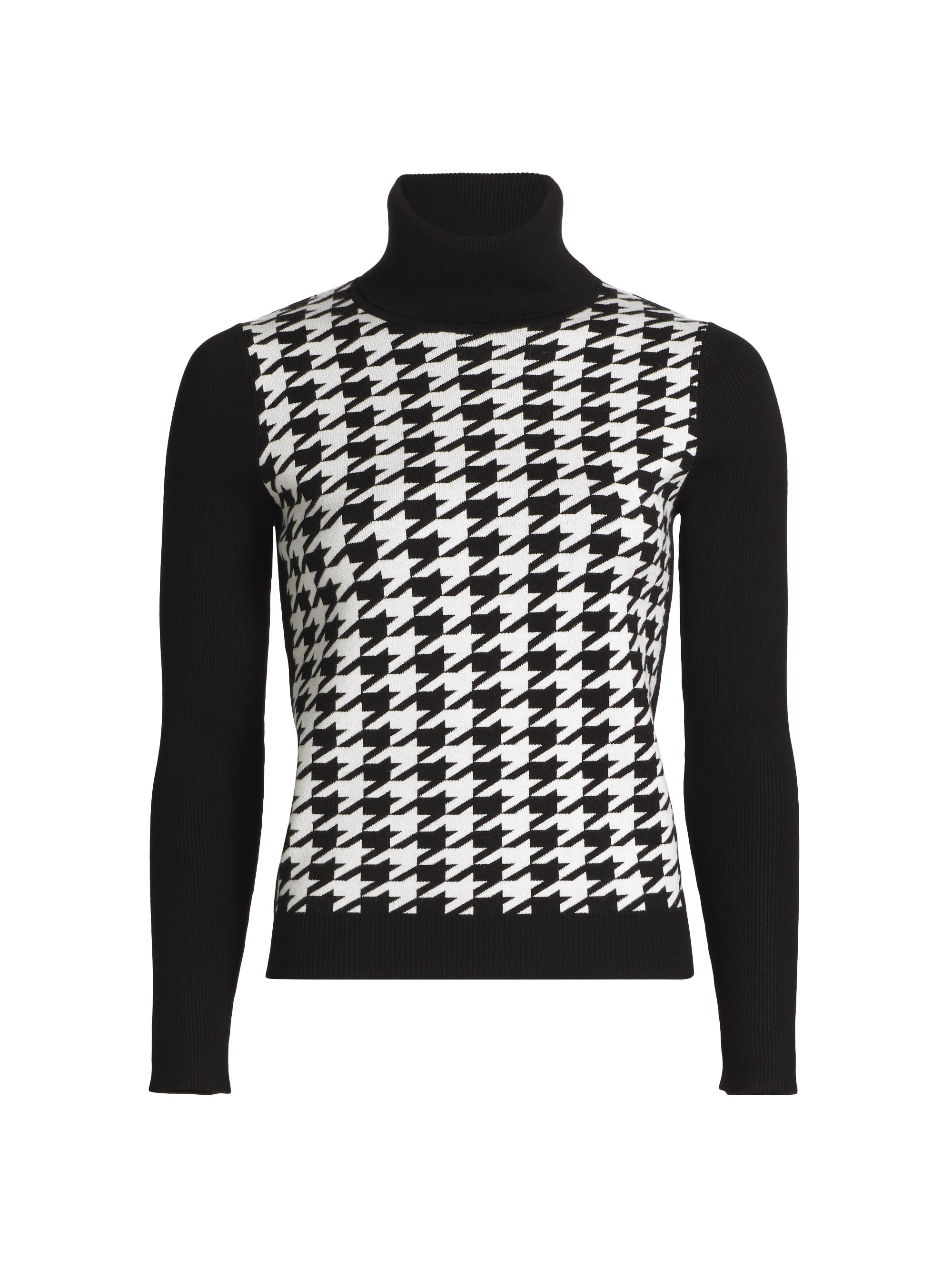 トップス Lumignon Houndstooth fur knit top Lumignon Houndstooth fur knit top, pink