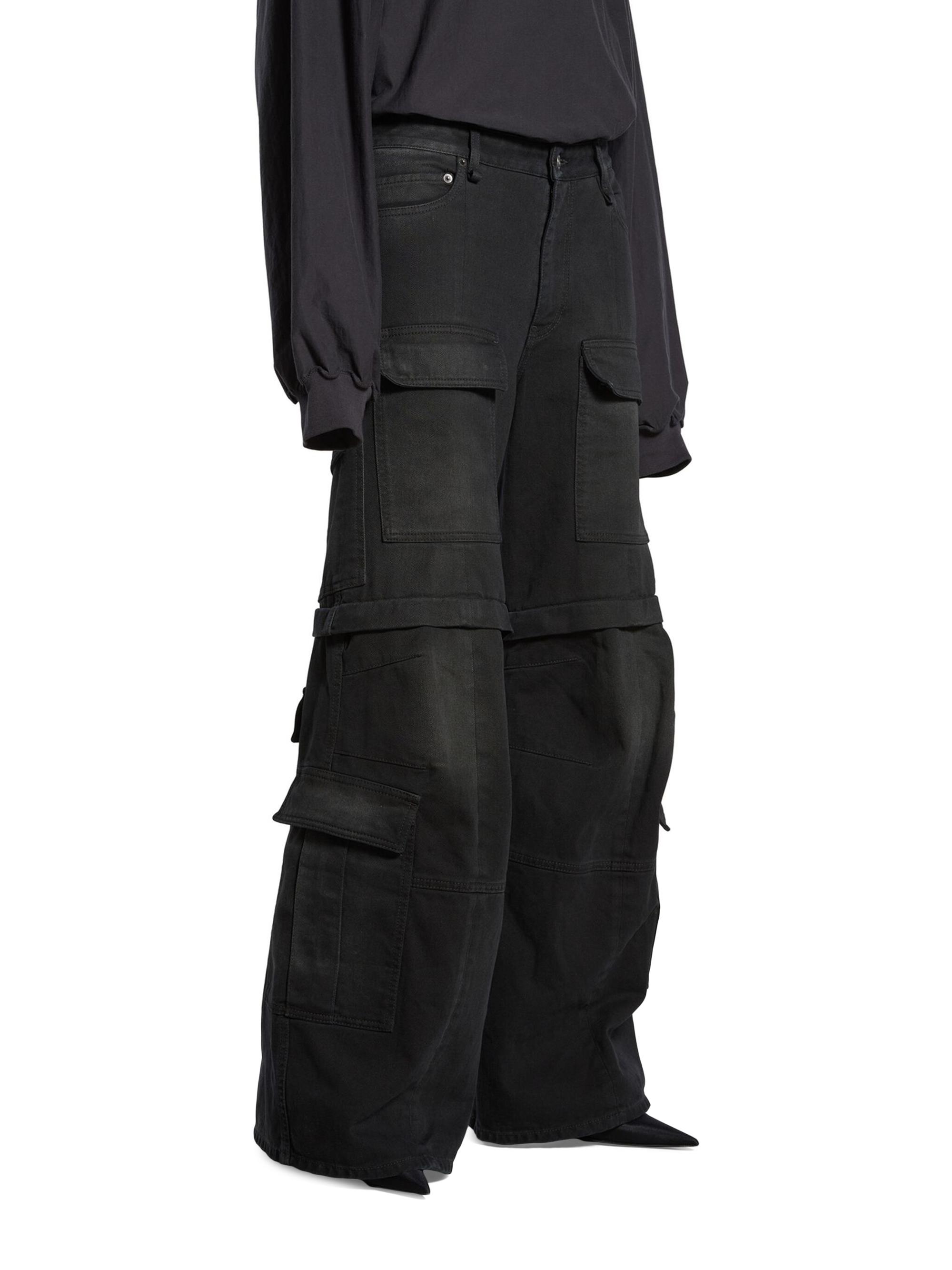 パンツ MM6 High Waist Flared Cargo Pants MM6 メゾン マルジェラ （Maison Margiela） CARGO PANTS カーゴ