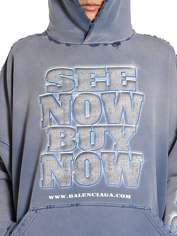 Shop Balenciaga Snbn Hoodie Large Fit | Saks Fifth Avenue Shop Balenciaga Snbn Hoodie Large Fit | Saks Fifth Avenue