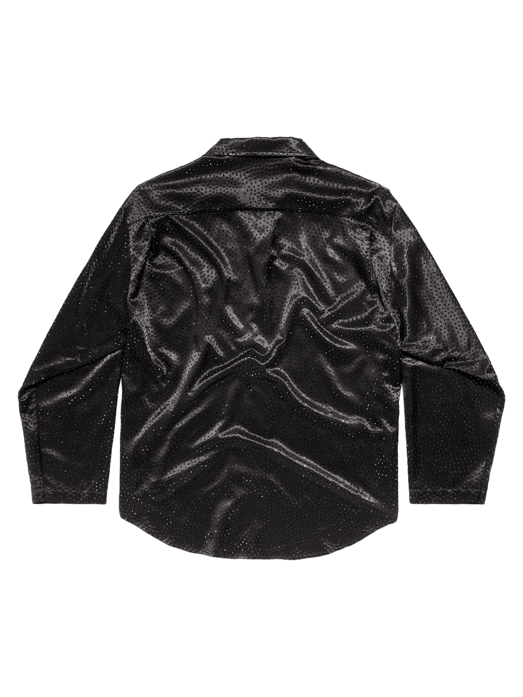 BALENCIAGA カットソー Balenciaga Rhinestone Minimal Shirt Large Fit | Saks Fifth