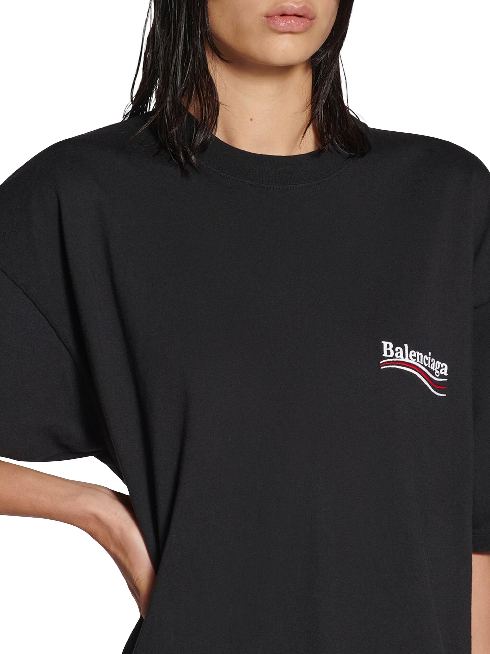 Balenciaga Political Campaign Pleated T-Shirt Dress Saks Fifth