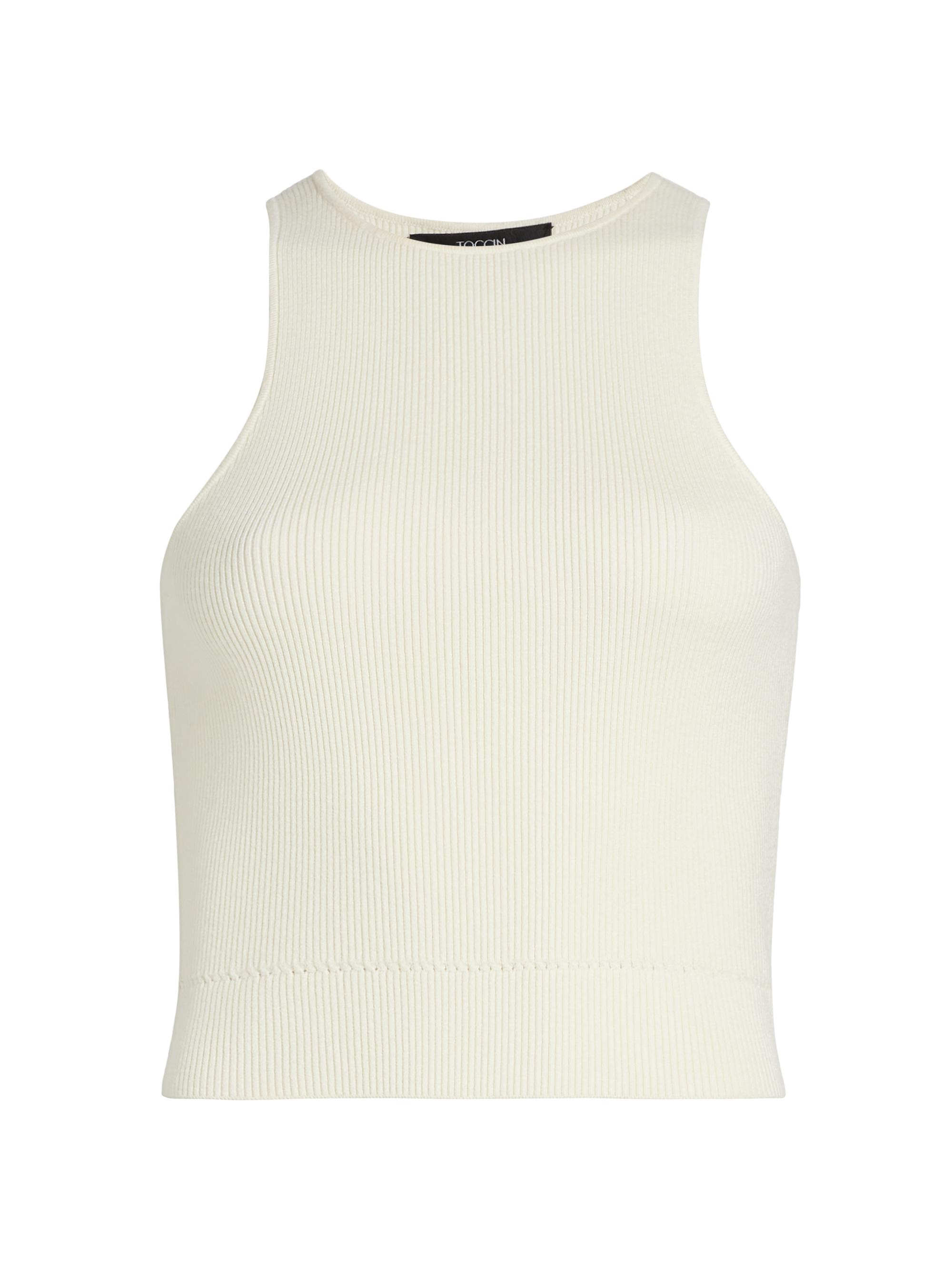Toccin Women's Avery Rib-Knit Racer Tank -