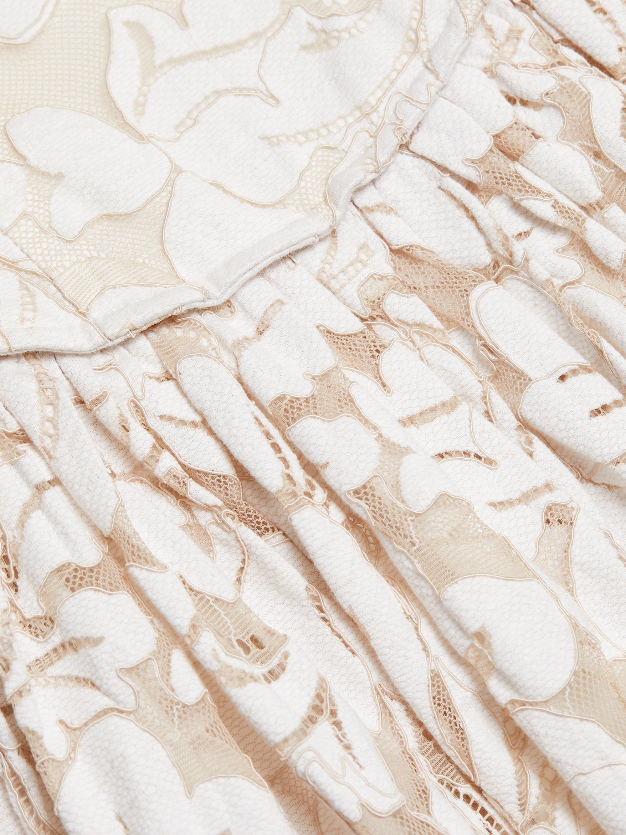 Toccin Melody Floral Cotton-Blend Corset Midi-Dress | Saks Fifth