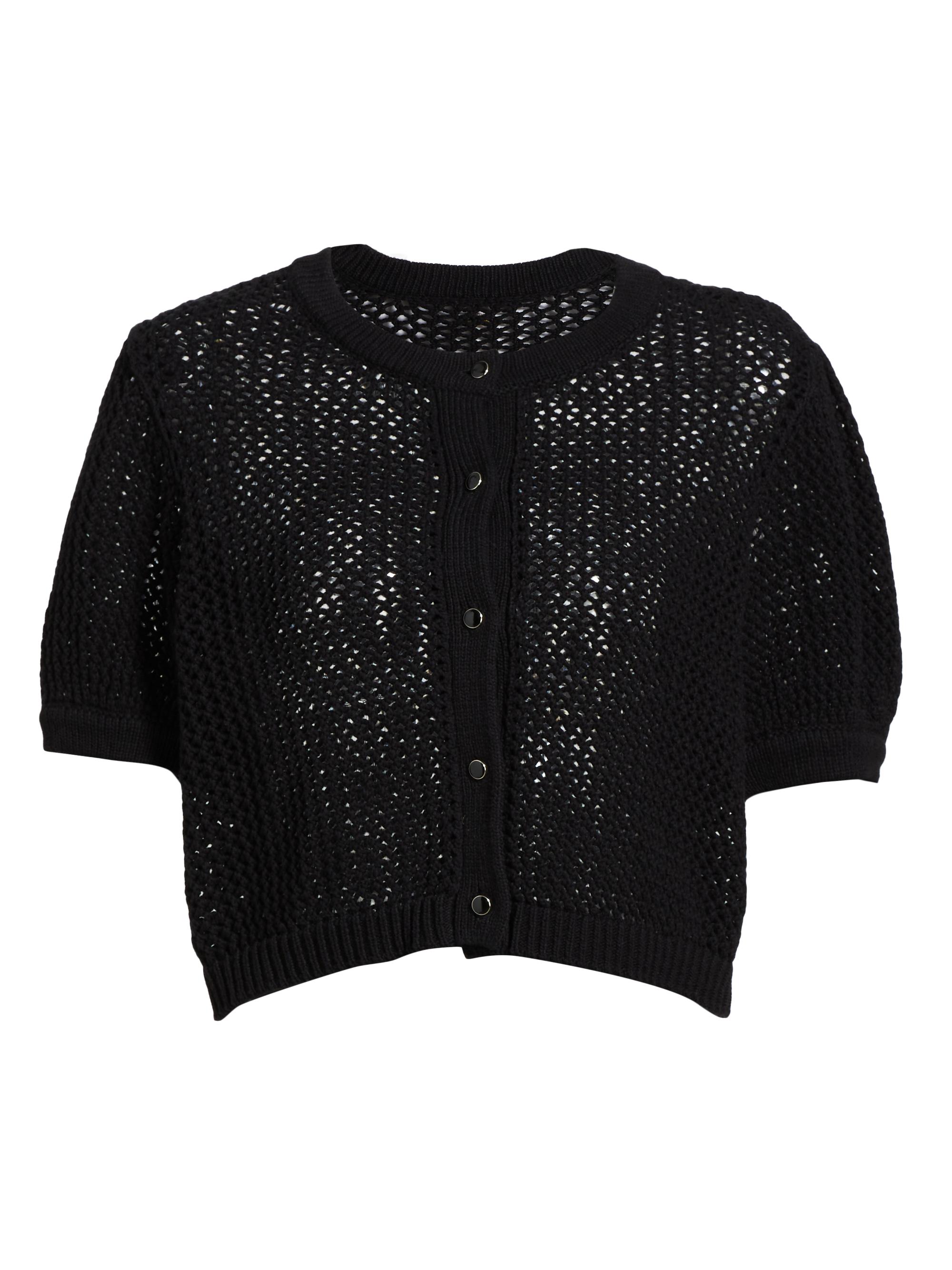 NIC+ZOE Soft Dot Rib-Knit Cardigan | Saks Fifth Avenue