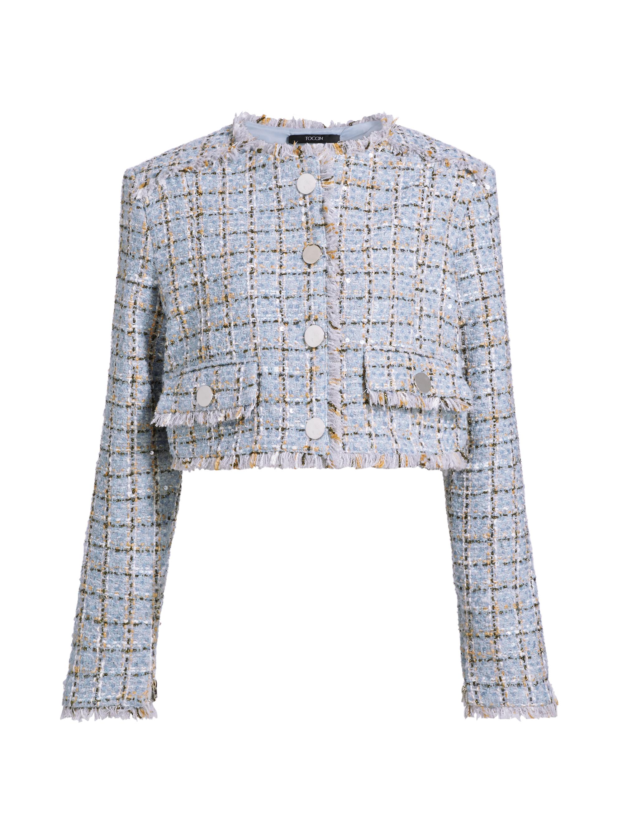 Toccin Lainey Tweed Crop Jacket | Saks Fifth Avenue