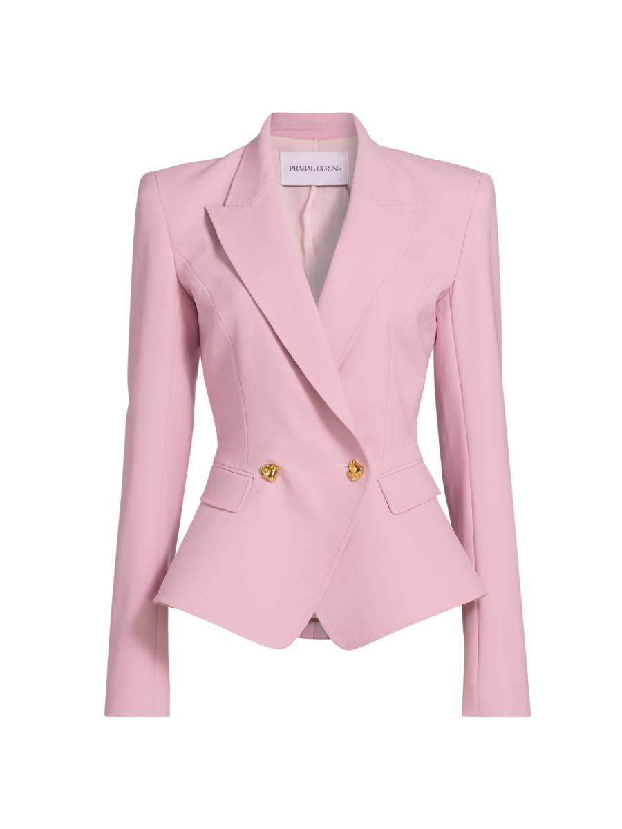 ジャケット SAULINA FW24 ANITA - Double-breasted blazer (SAA063 1) Prabal Gurung Peplum Double-Breasted Blazer | Saks Fifth Avenue