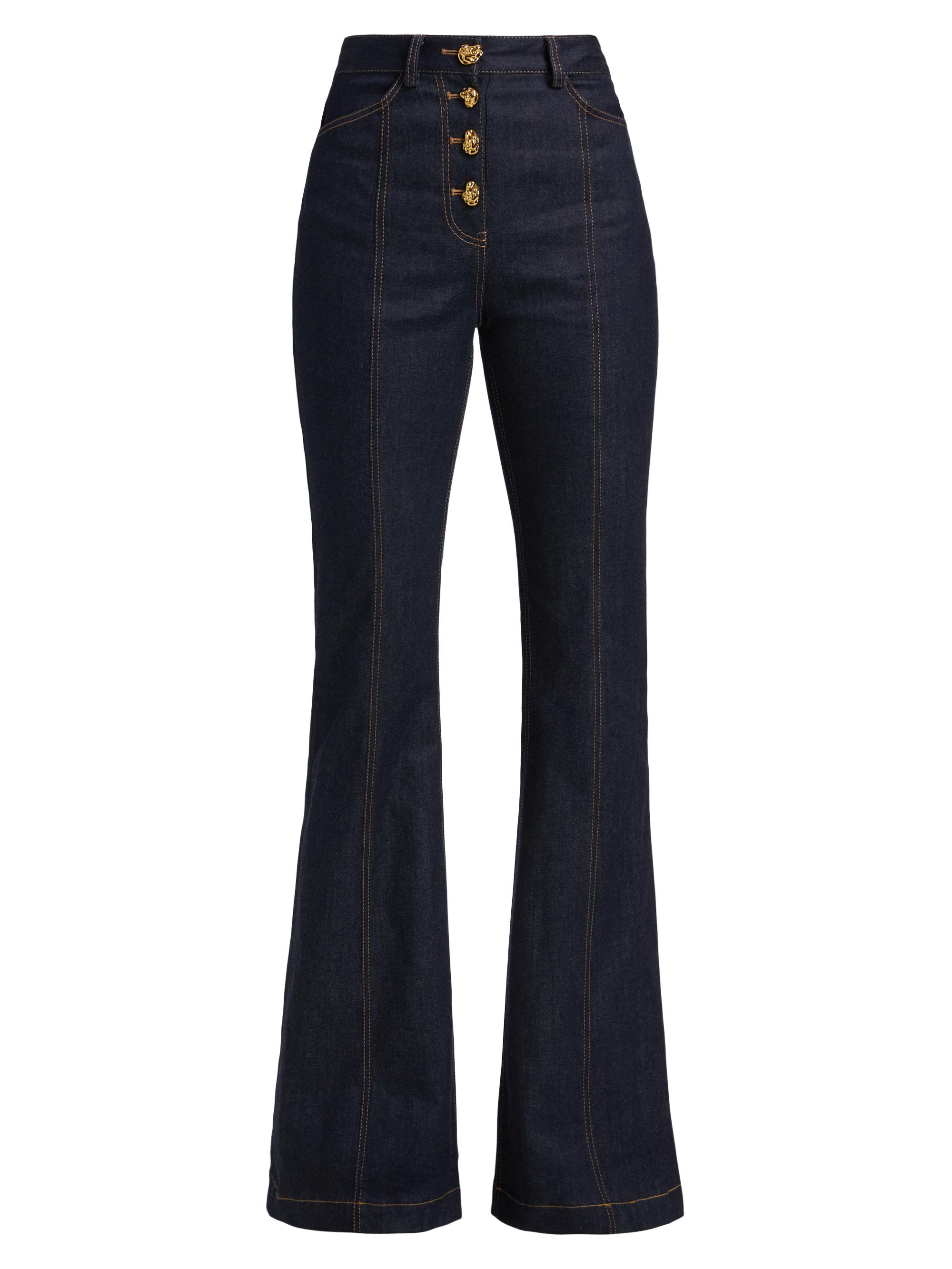 Zimmermann Crush Straight-Leg Jeans | Saks Fifth Avenue