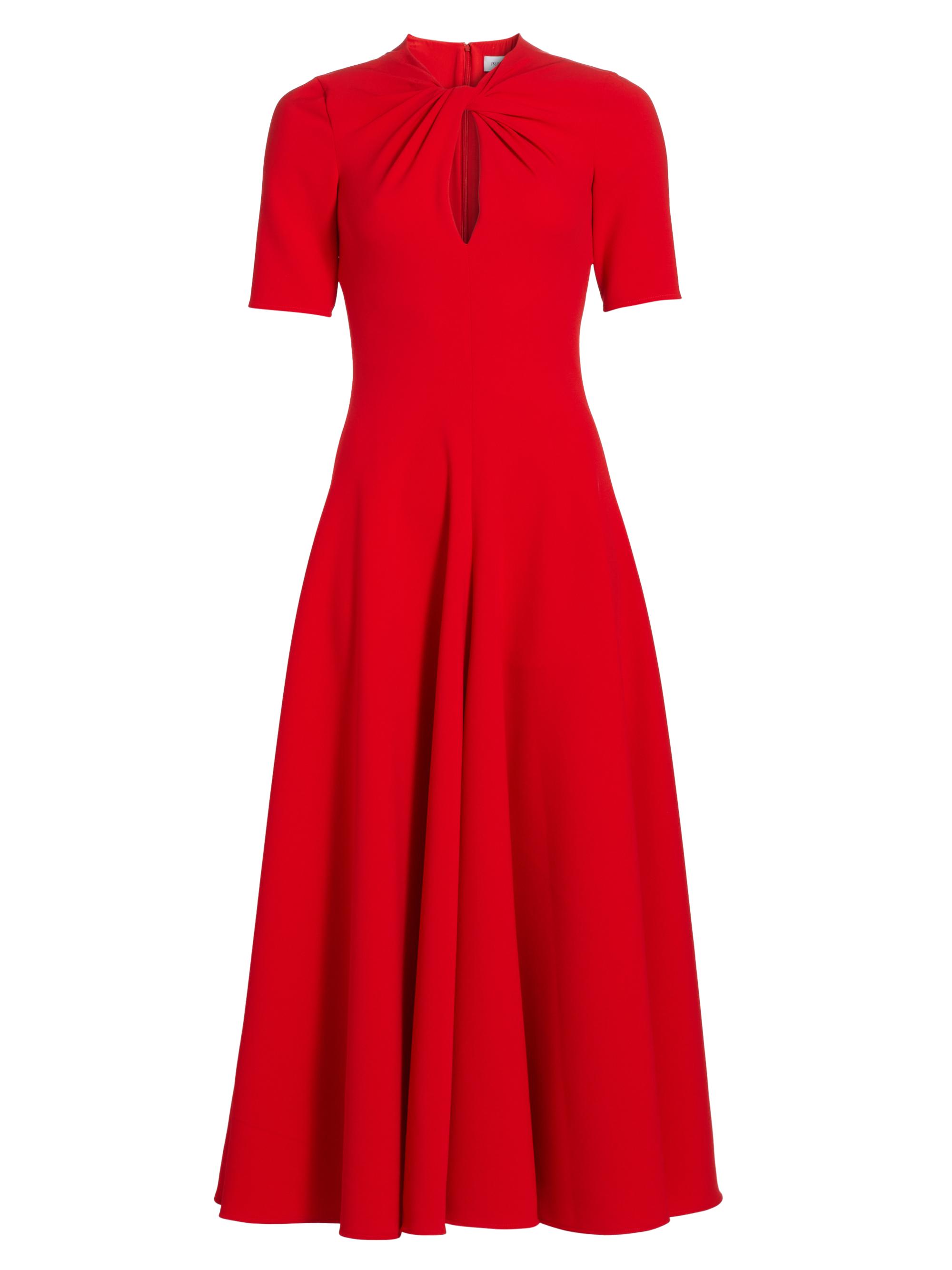 Valentino Garavani Crepe Couture Midi Dress | Saks Fifth Avenue